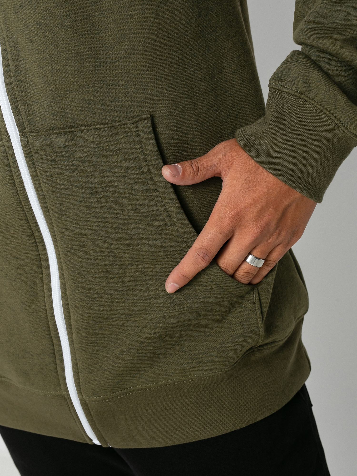 Mikina s kapucí Element Cornell Classic ZHD (army)