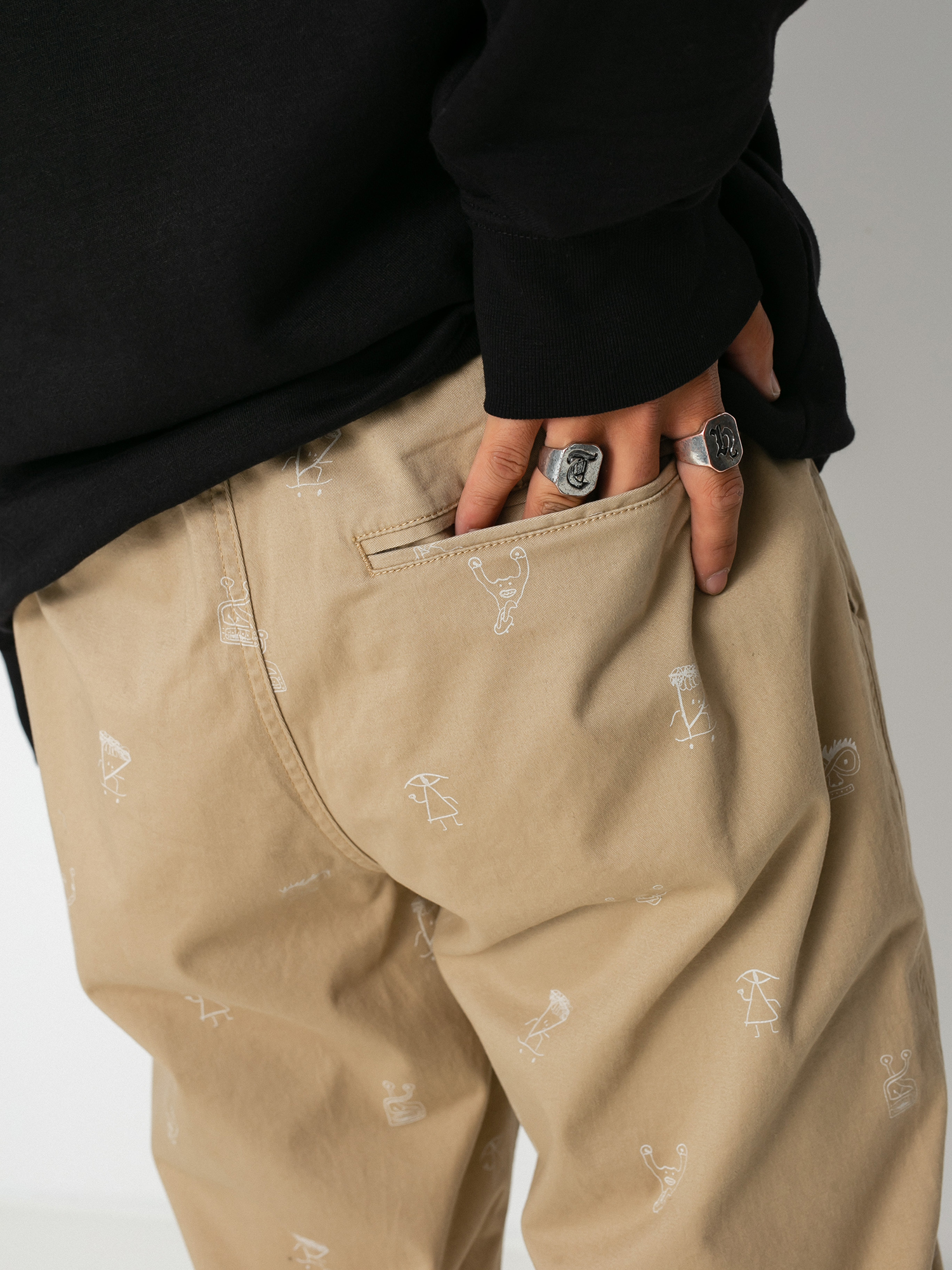 Kalhoty Element Chillin Galaxy (desert khaki)