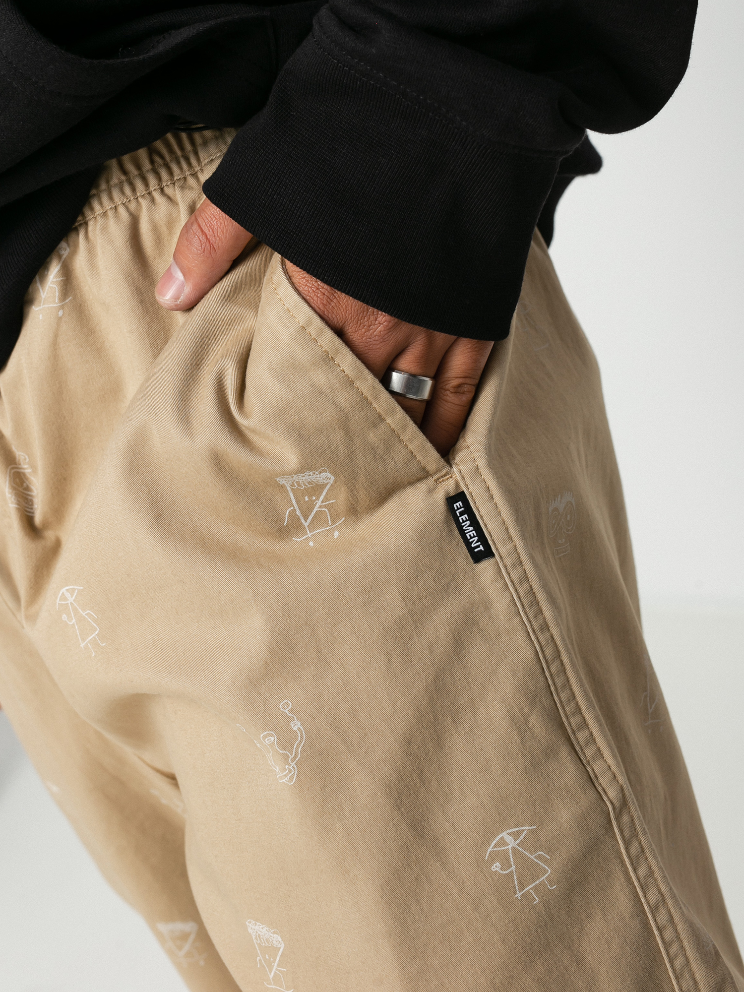 Kalhoty Element Chillin Galaxy (desert khaki)