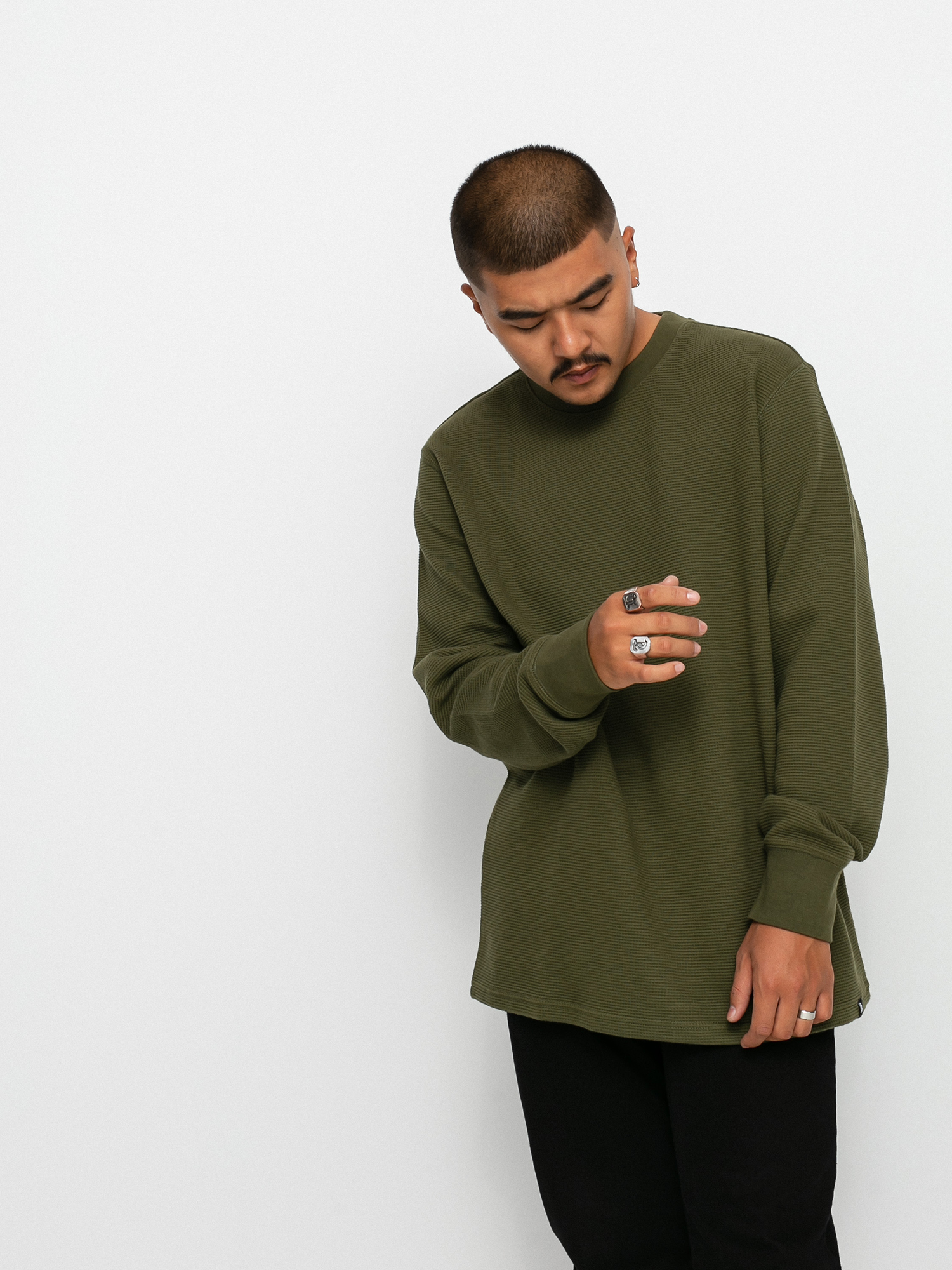 Triko Element Stornes Waffle (army) 