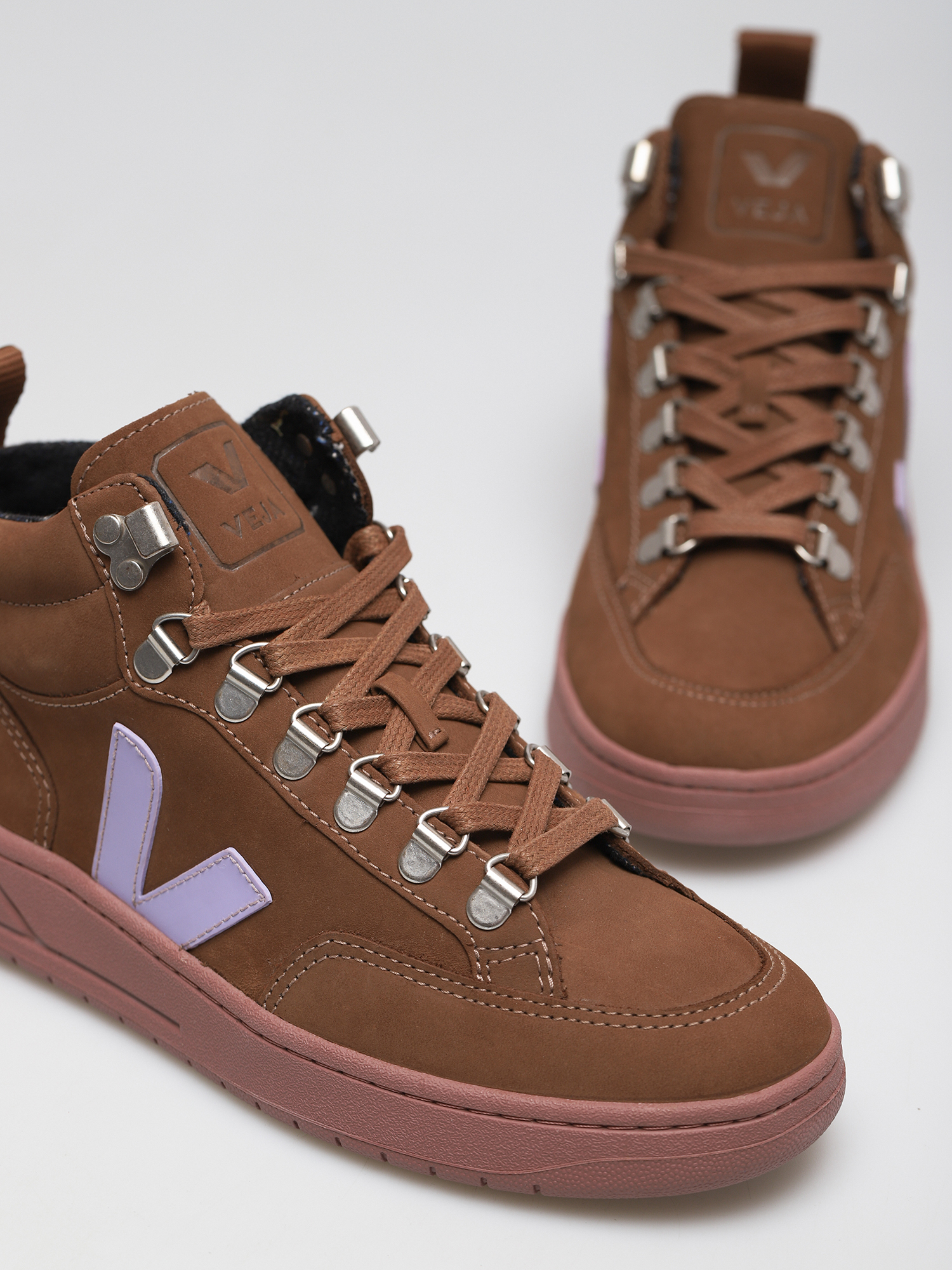 Boty Veja Roraima Wmn (nubuck brown lavande)