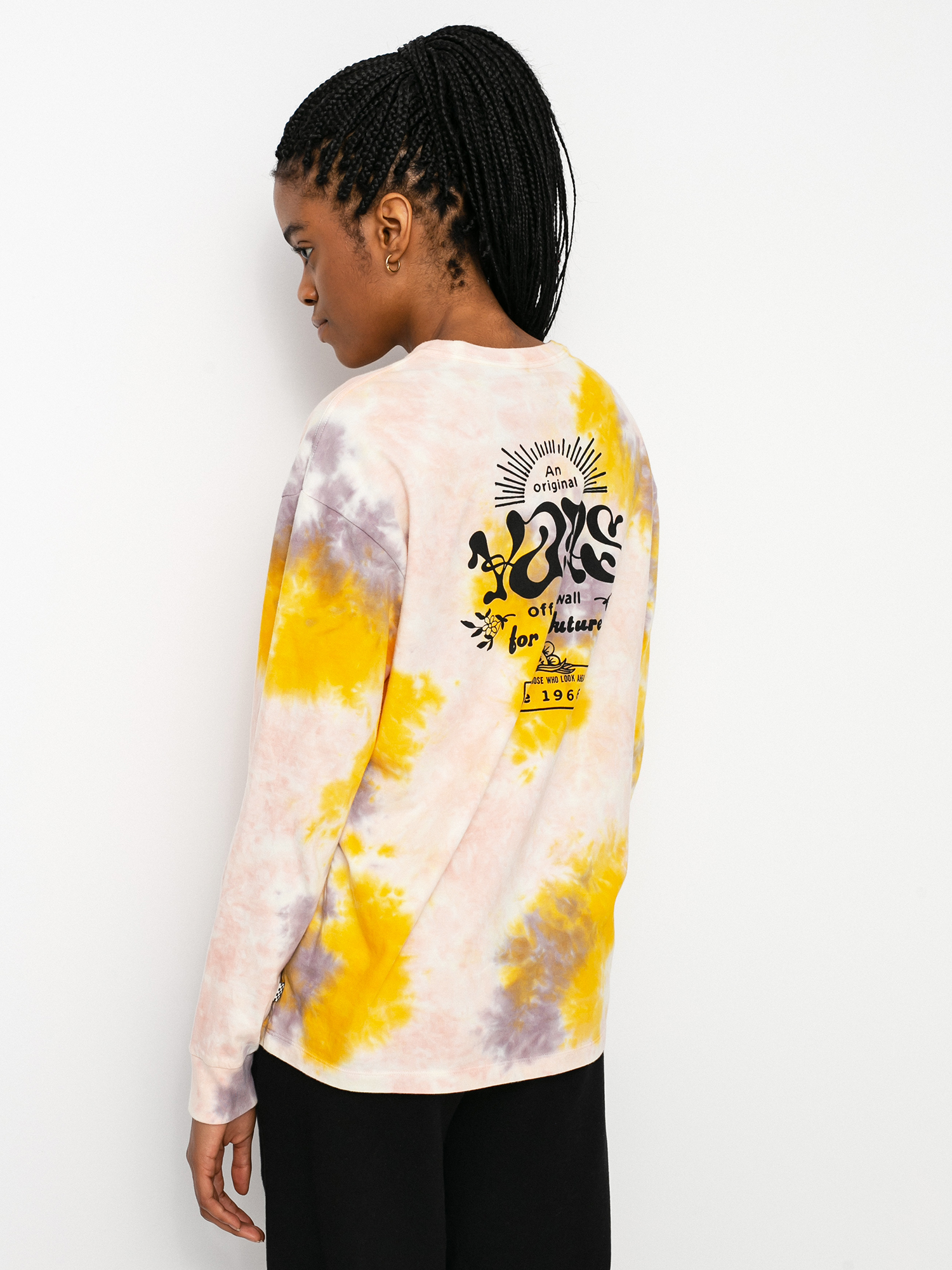 Triko Vans Mascy Grunge Wash Wmn (purple dove)