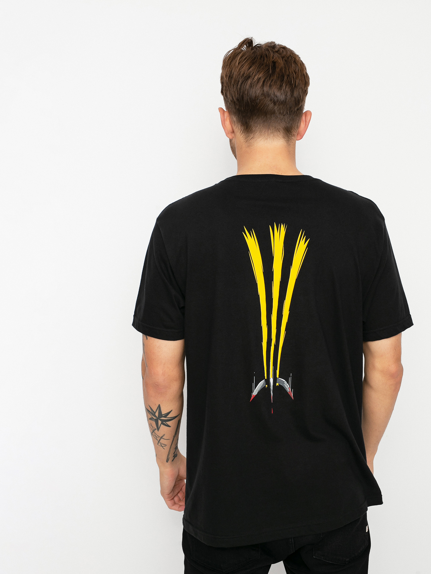 Tričko Etnies Wolverine Claw (black/gold)