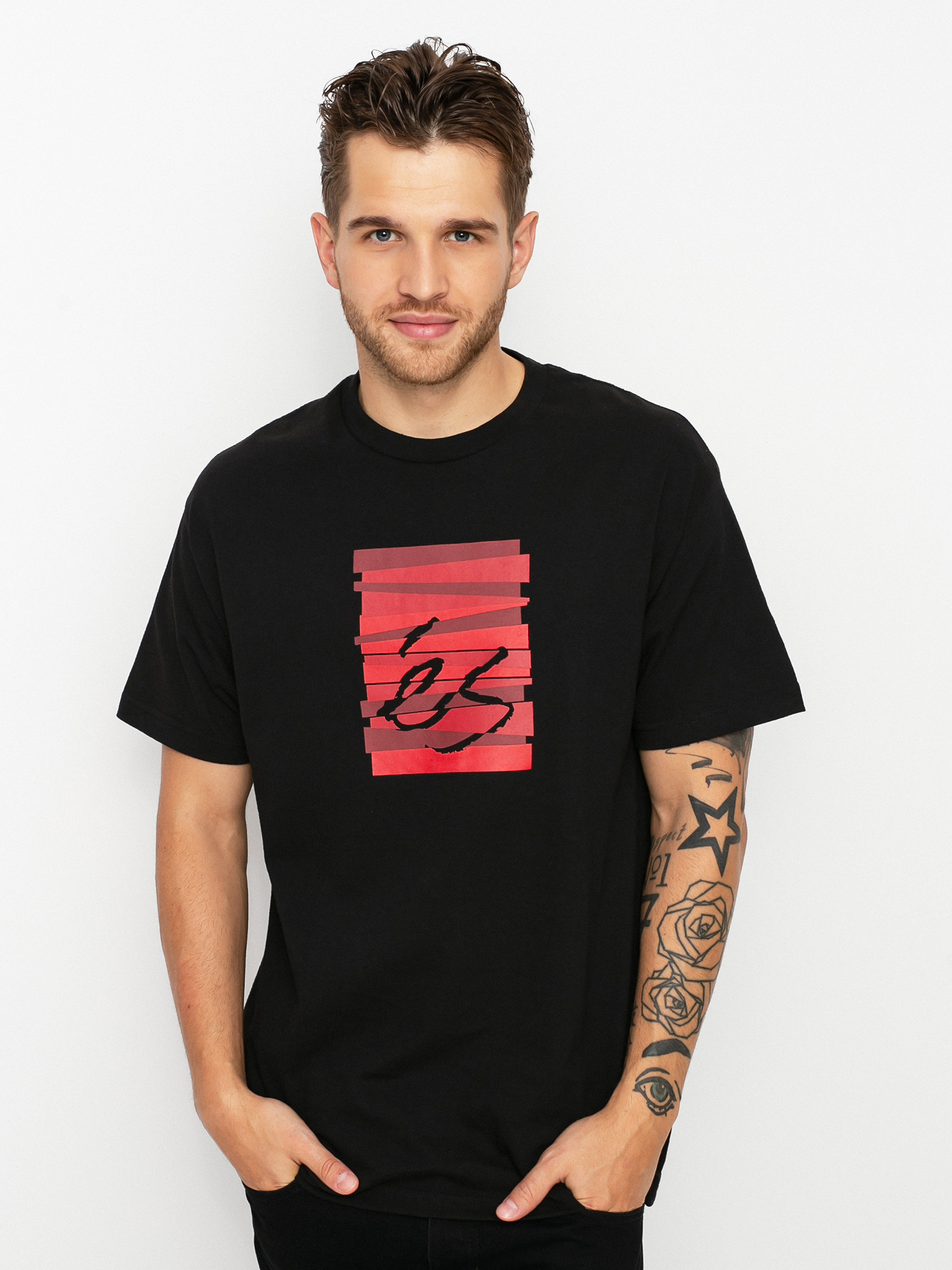 Tričko eS Shutter Block (black)