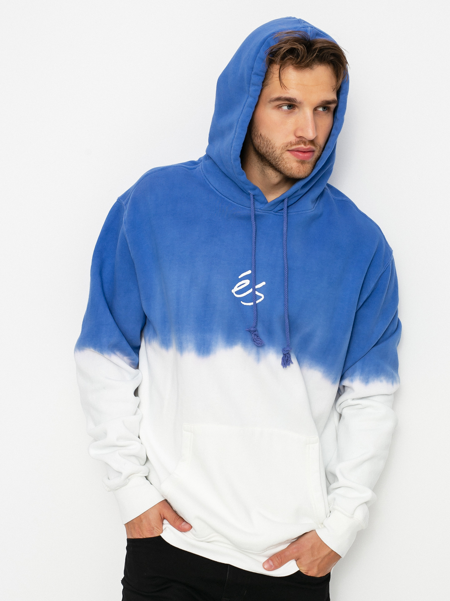 Mikina s kapucí eS Mini Script Tiedye HD (tie dye)