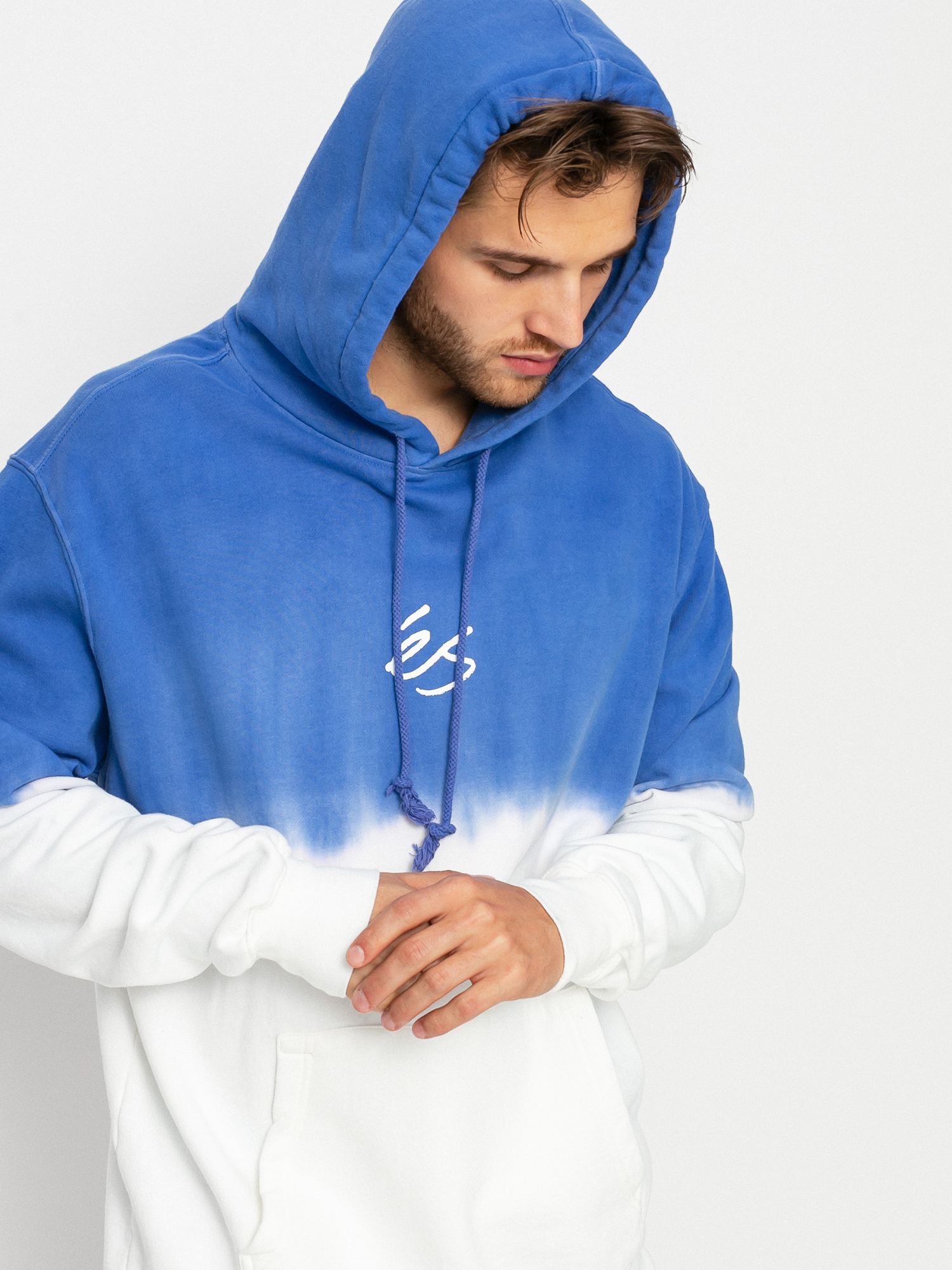 Mikina s kapucí eS Mini Script Tiedye HD (tie dye)