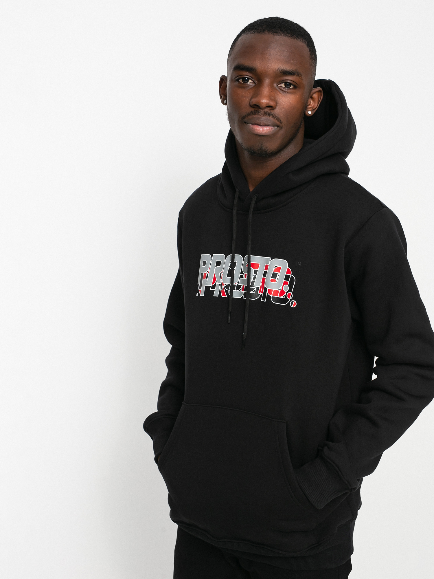 Mikina s kapucí Prosto Year HD (Black)