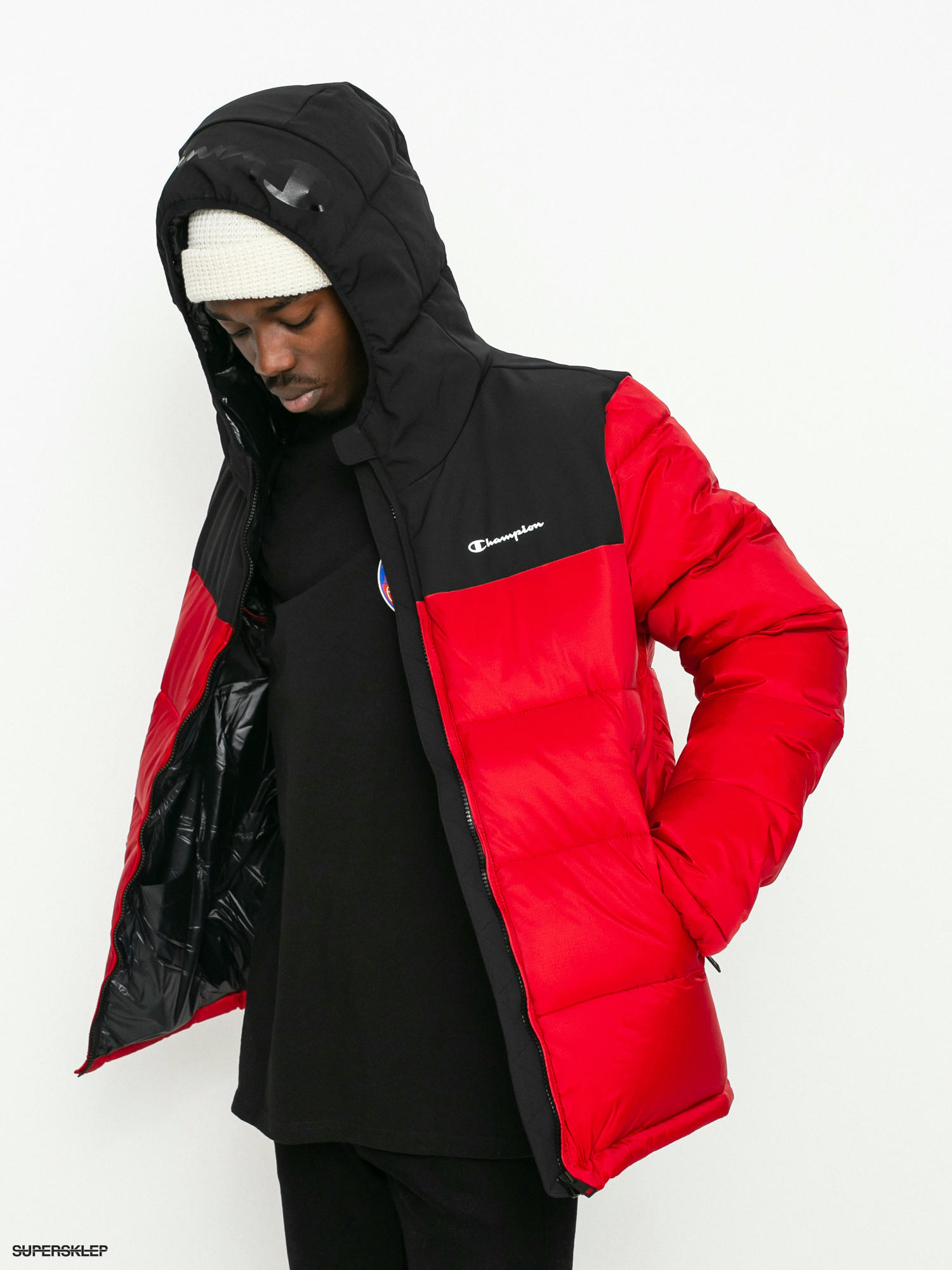 champion legacy hooded jacket