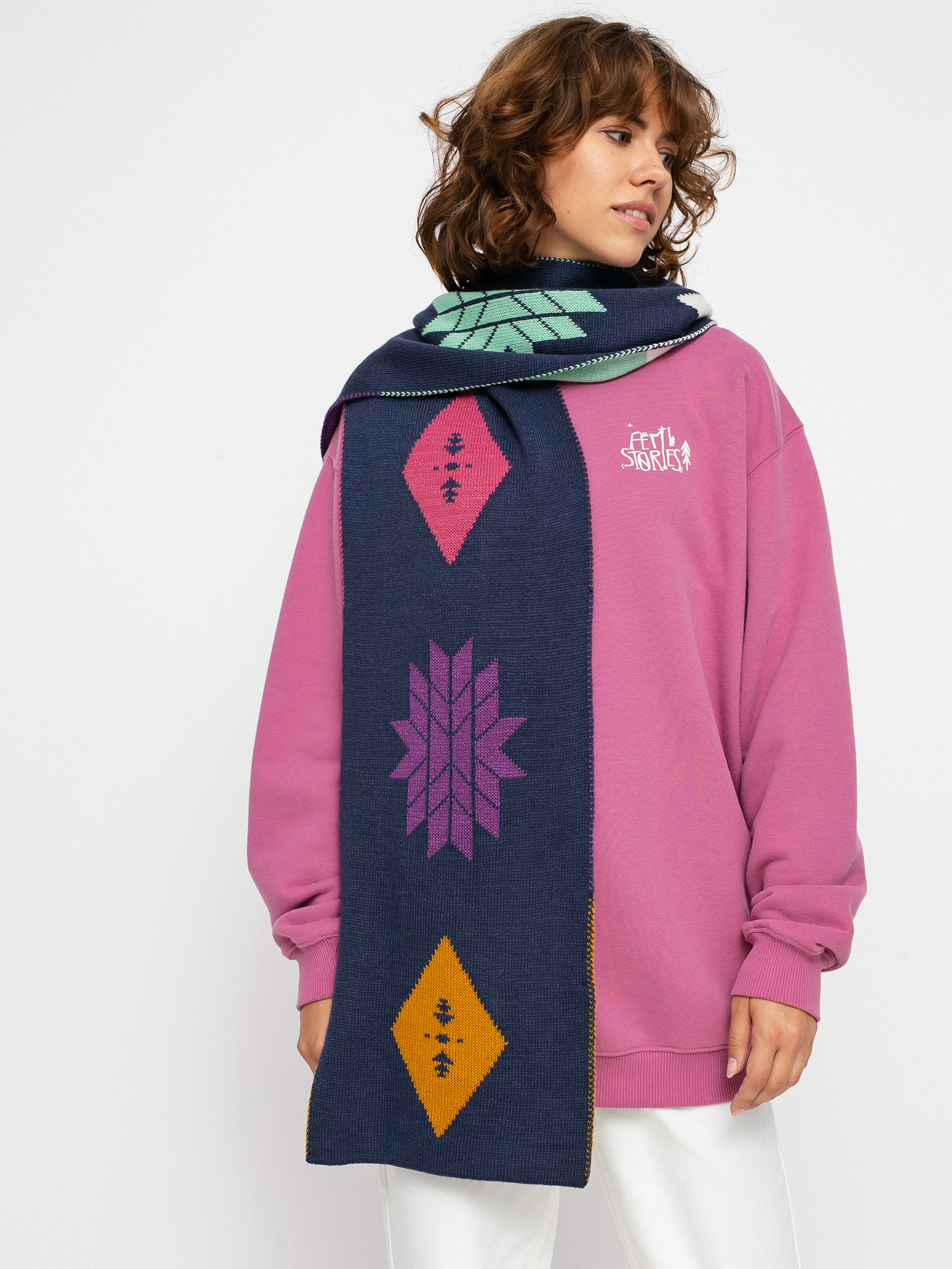 Šála  Femi Stories Elen Wmn (nvy)