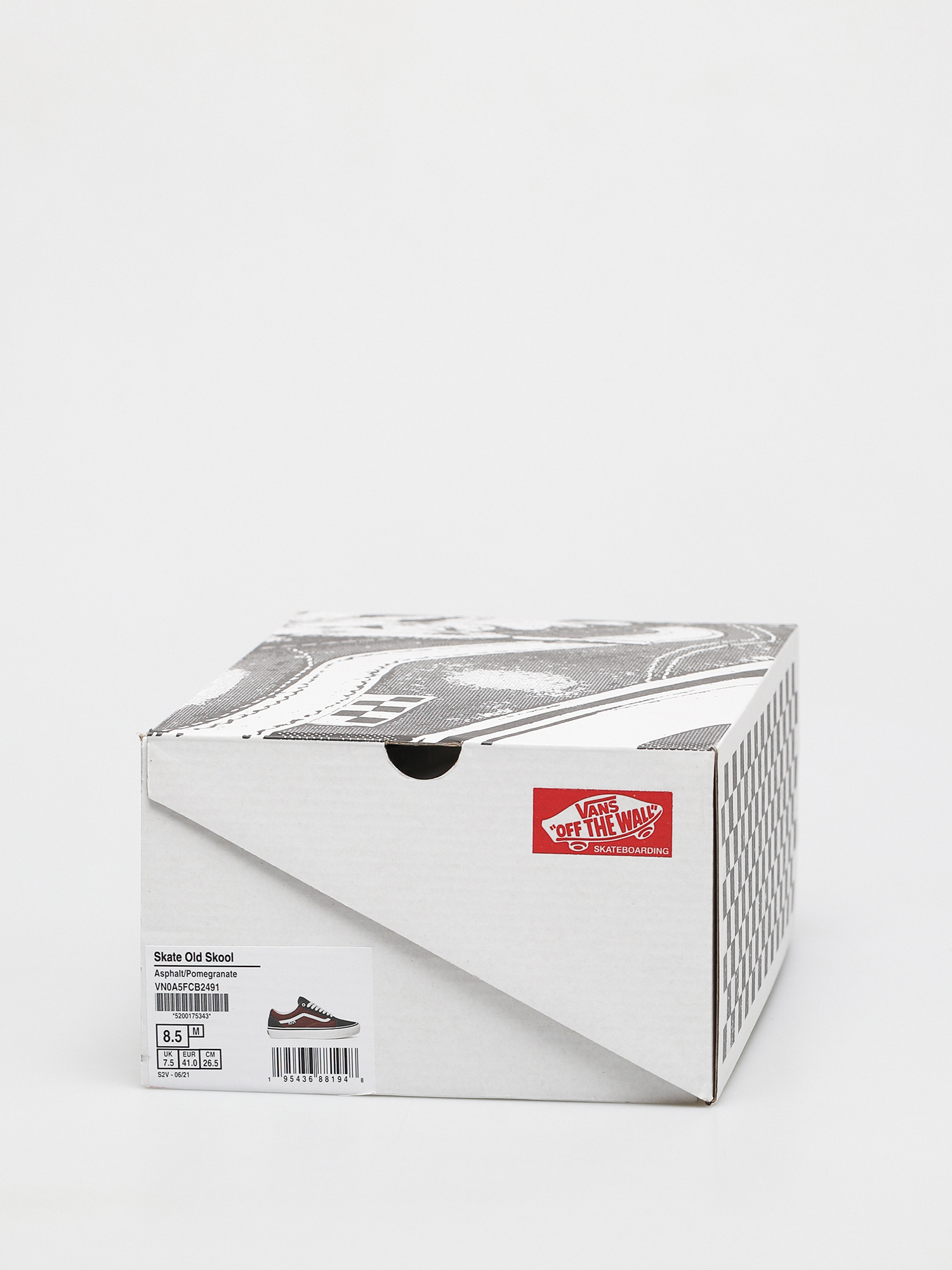 Boty Vans Skate Old Skool (asphalt/pomegranate)