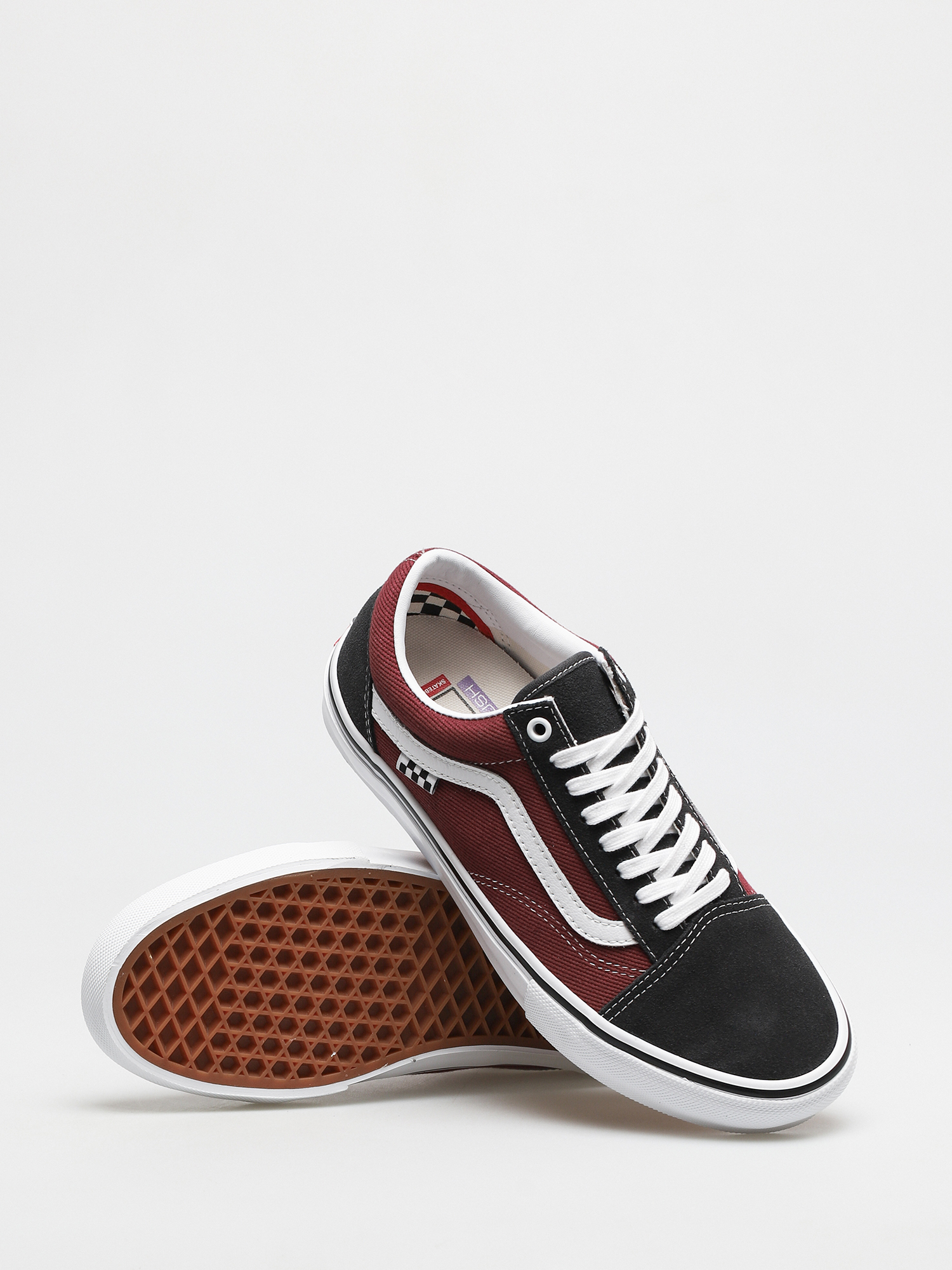Boty Vans Skate Old Skool (asphalt/pomegranate)