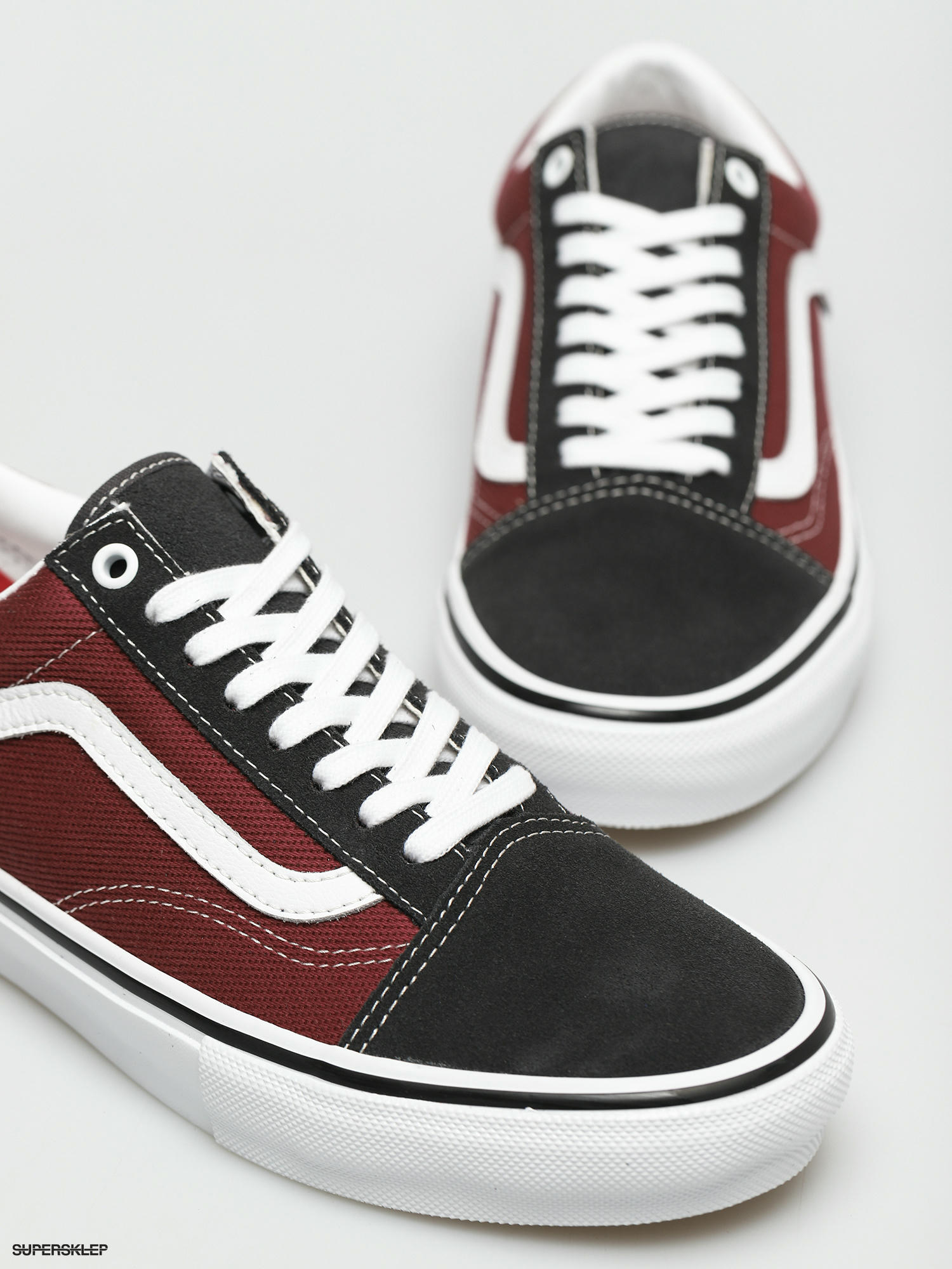 Boty Vans Skate Old Skool (asphalt/pomegranate)