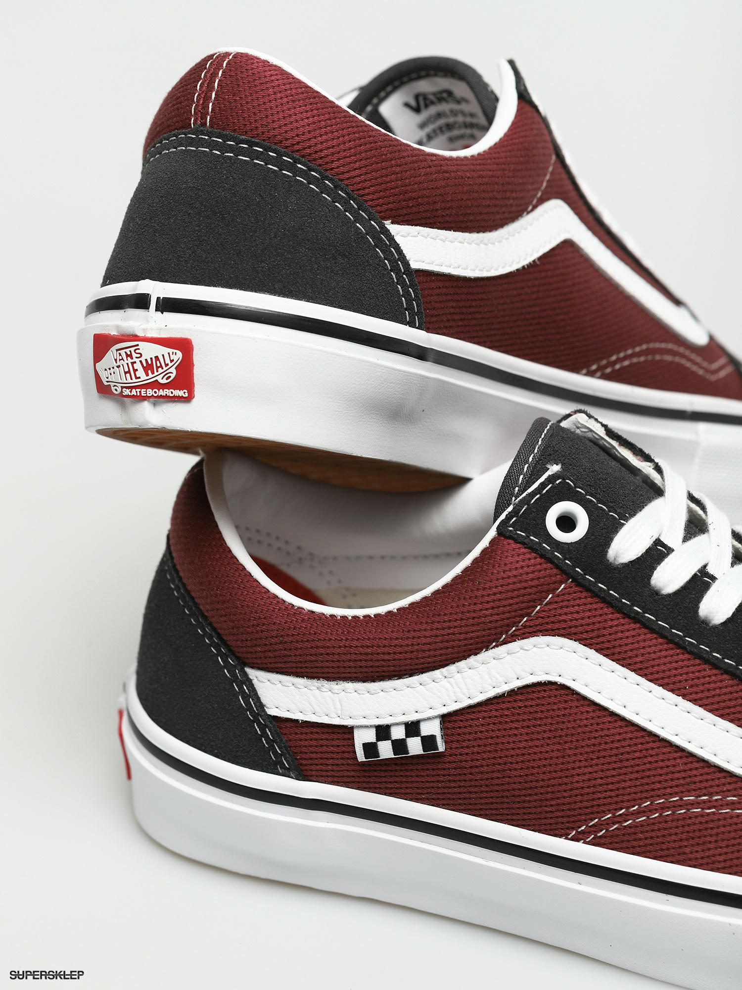 Boty Vans Skate Old Skool (asphalt/pomegranate)