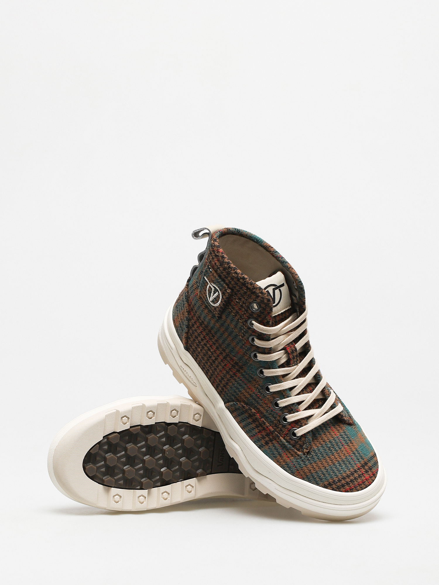 Boty Vans Sentry Wc (fuzzy plaid/sandshell/gr)