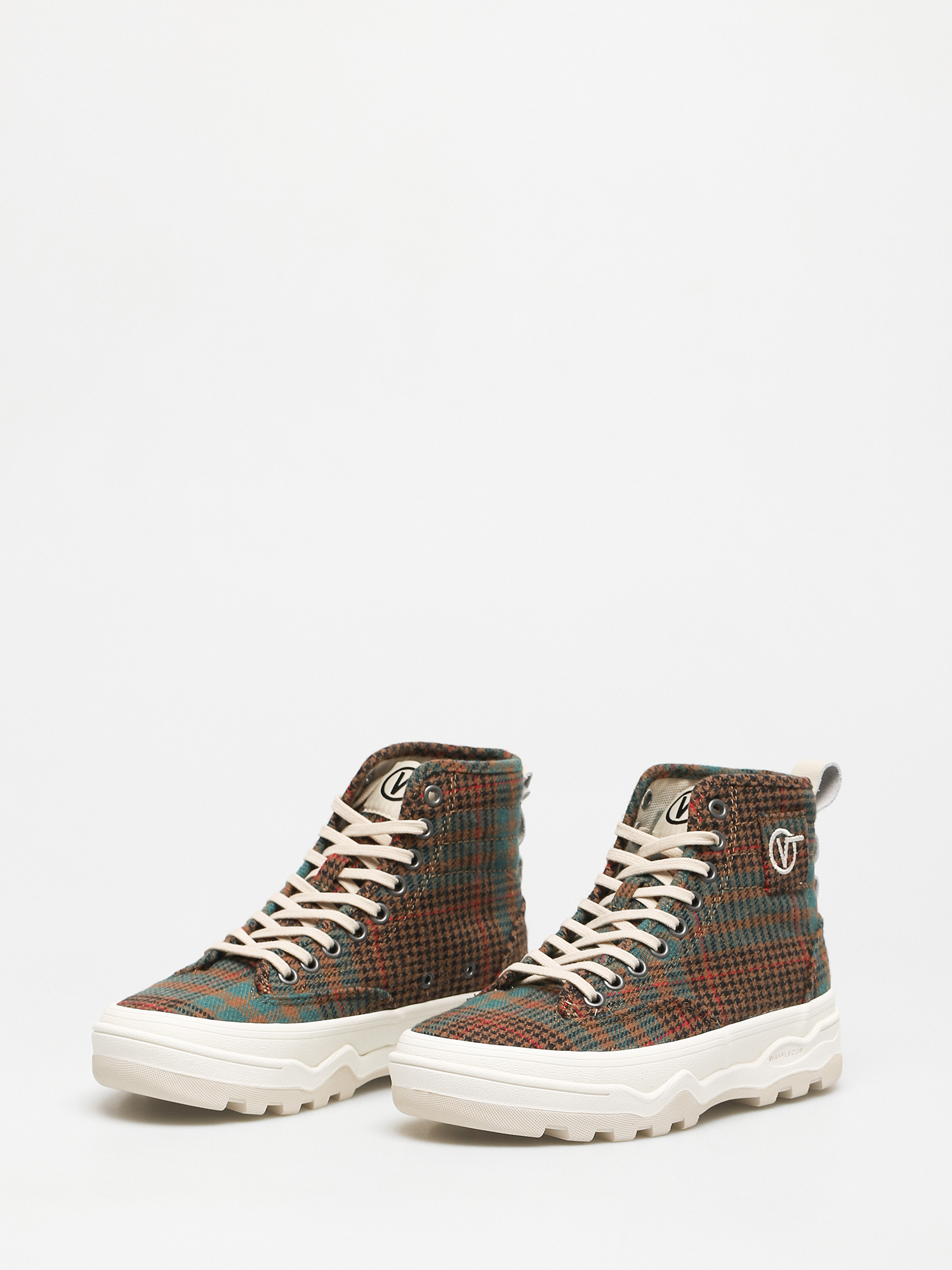 Boty Vans Sentry Wc (fuzzy plaid/sandshell/gr)