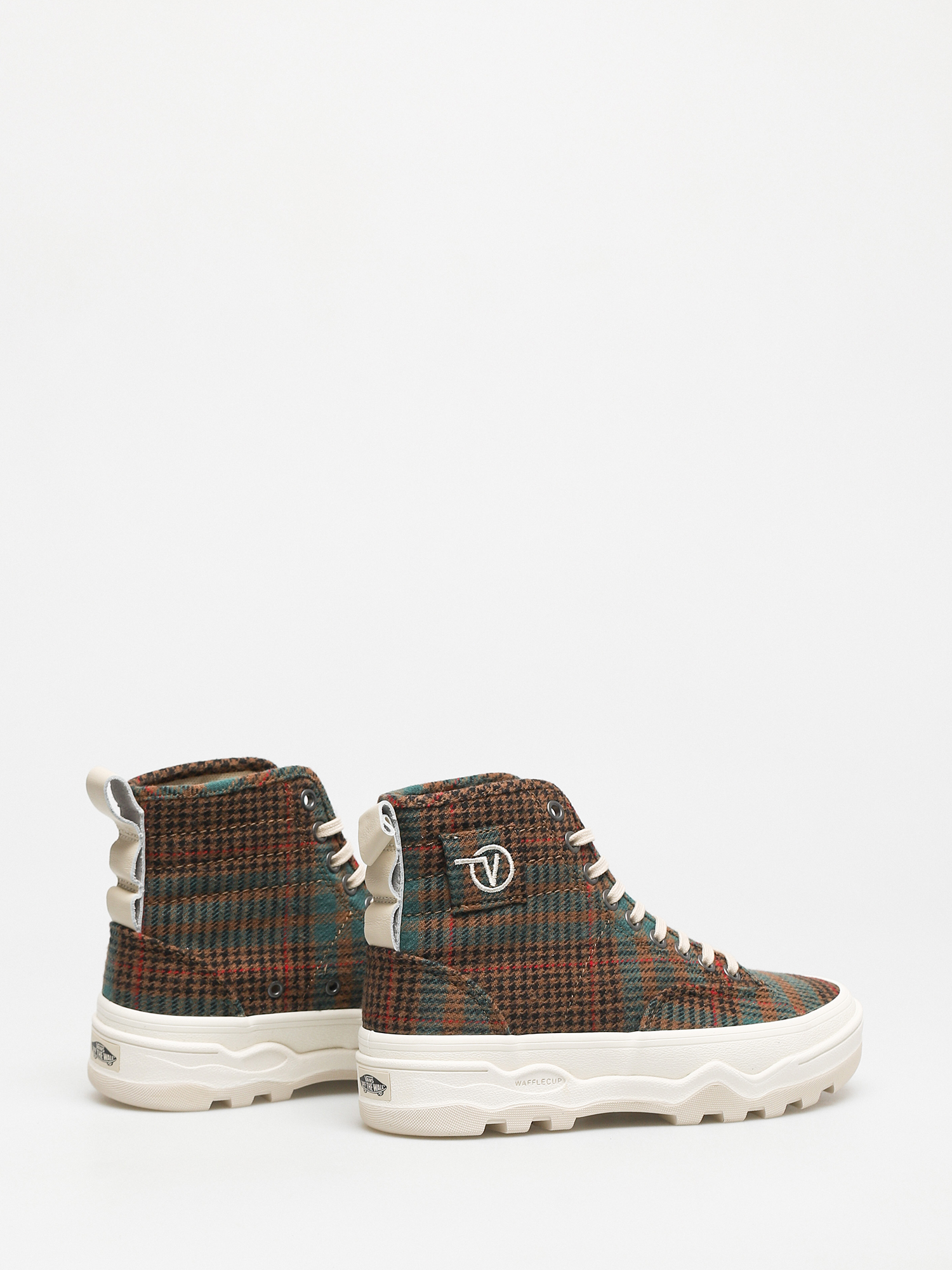 Boty Vans Sentry Wc (fuzzy plaid/sandshell/gr)