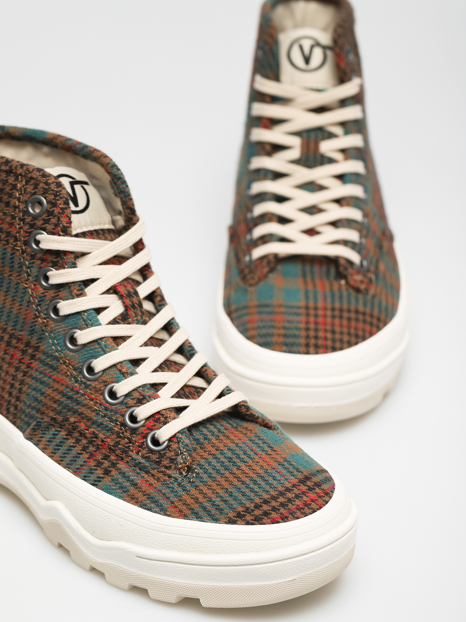 Boty Vans Sentry Wc (fuzzy plaid/sandshell/gr)