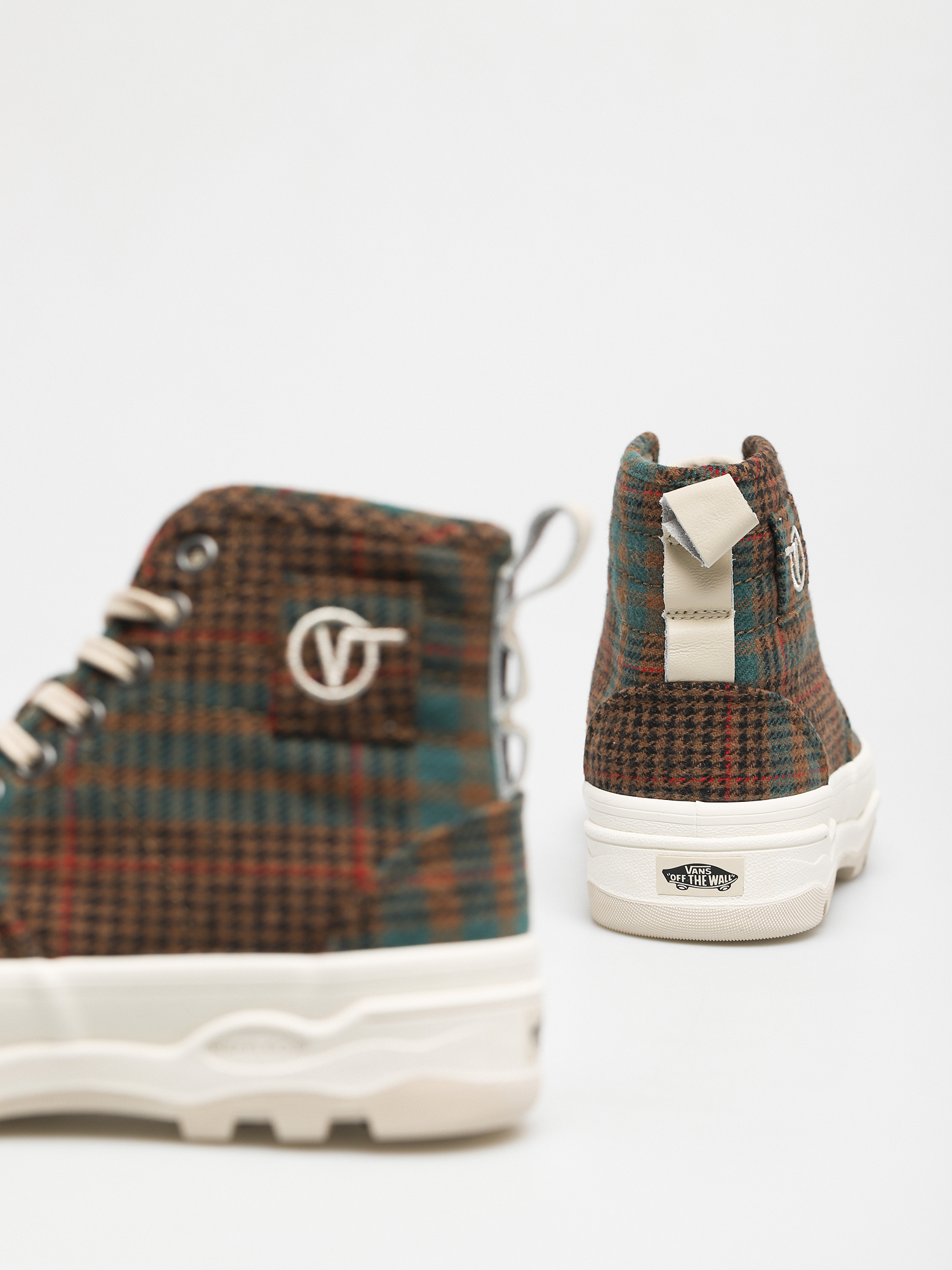 Boty Vans Sentry Wc (fuzzy plaid/sandshell/gr)