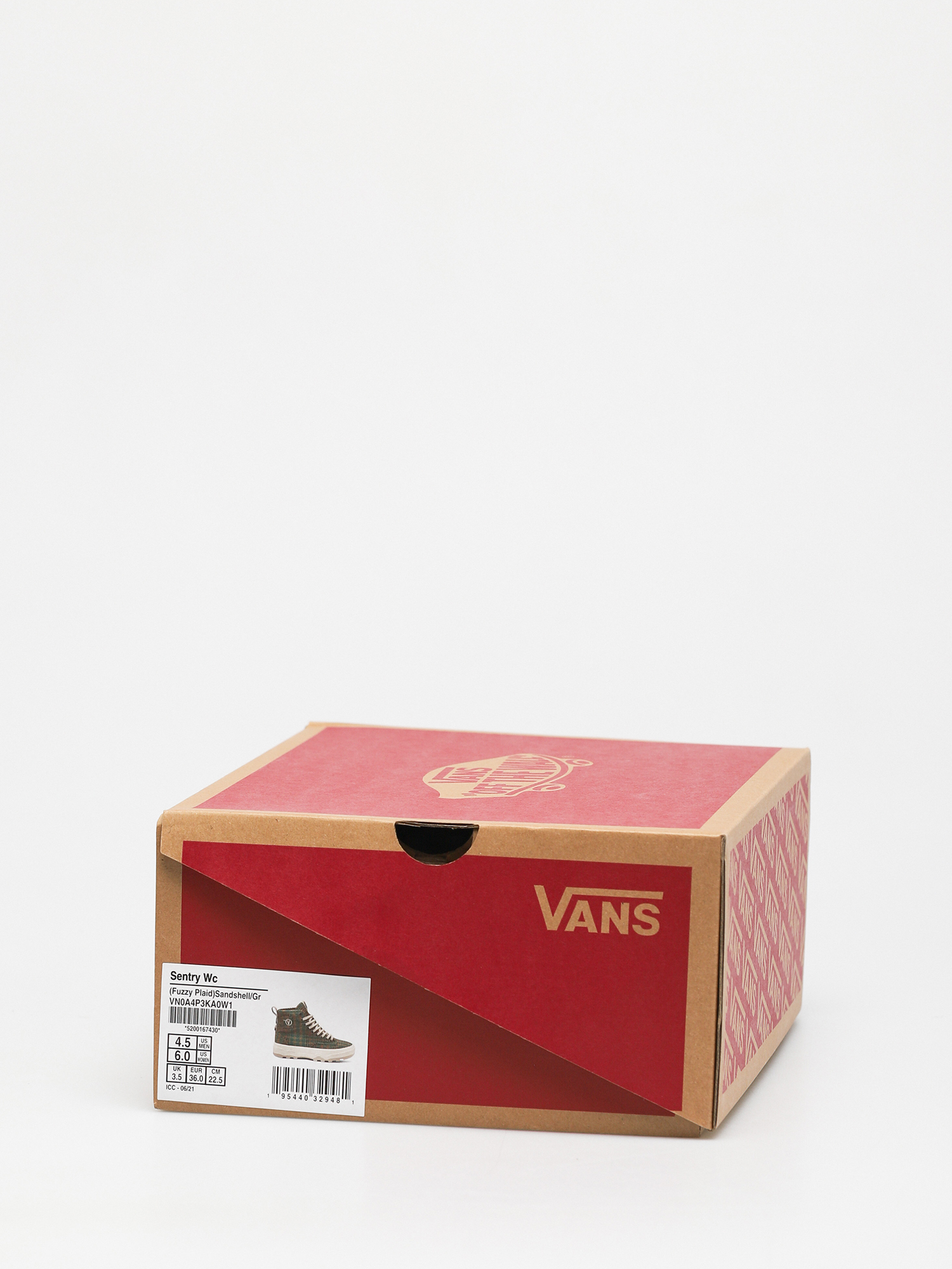 Boty Vans Sentry Wc (fuzzy plaid/sandshell/gr)