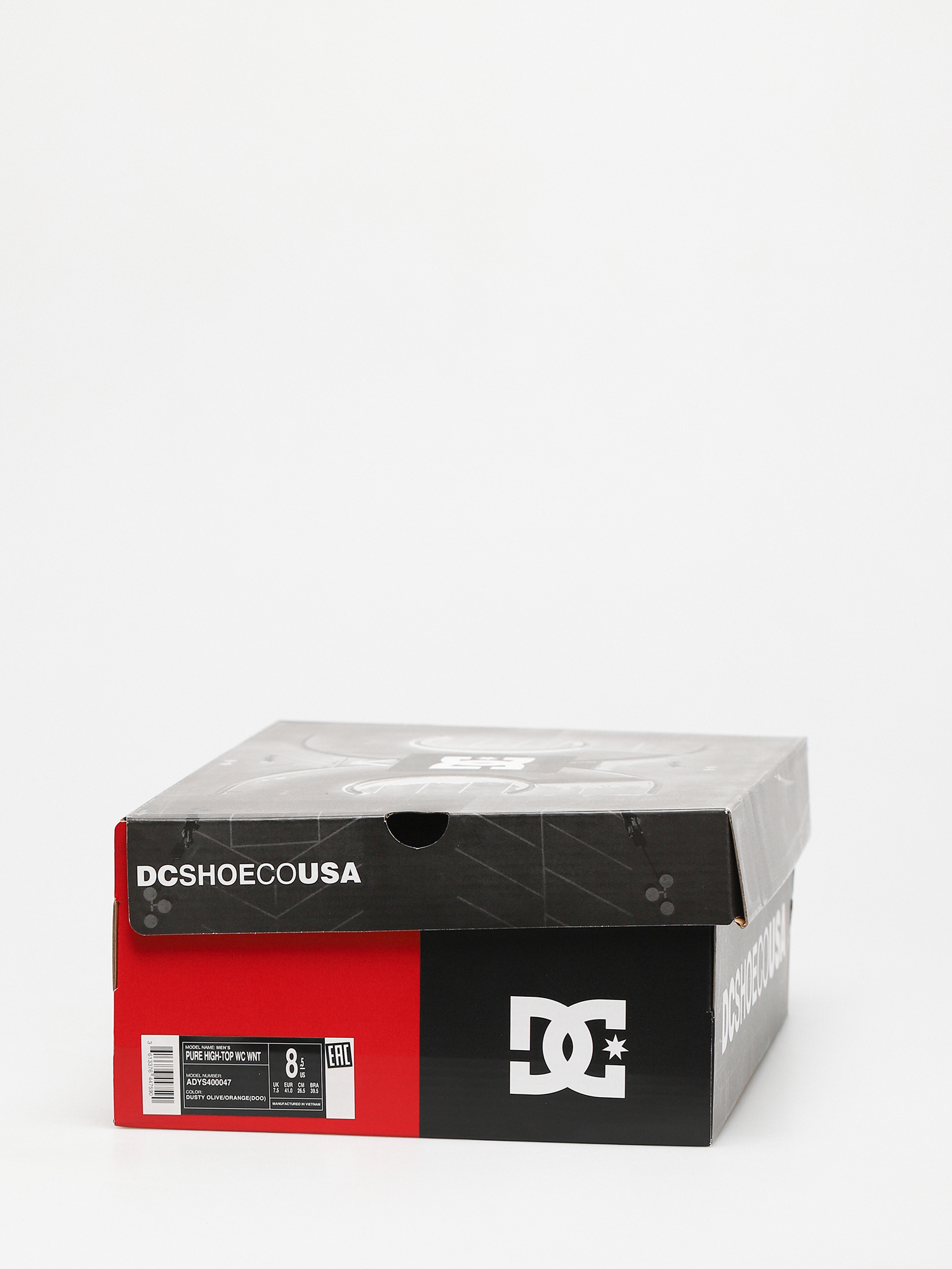 Boty DC Pure High Top Wc Wnt (dusty olive/orange)