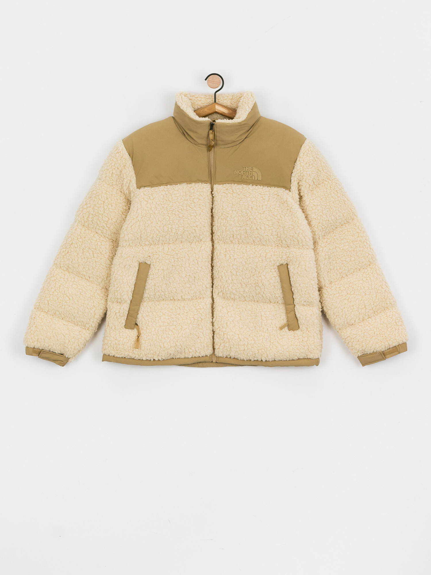Bunda The North Face Sherpa Nuptse (bleached sand/kelp tan)