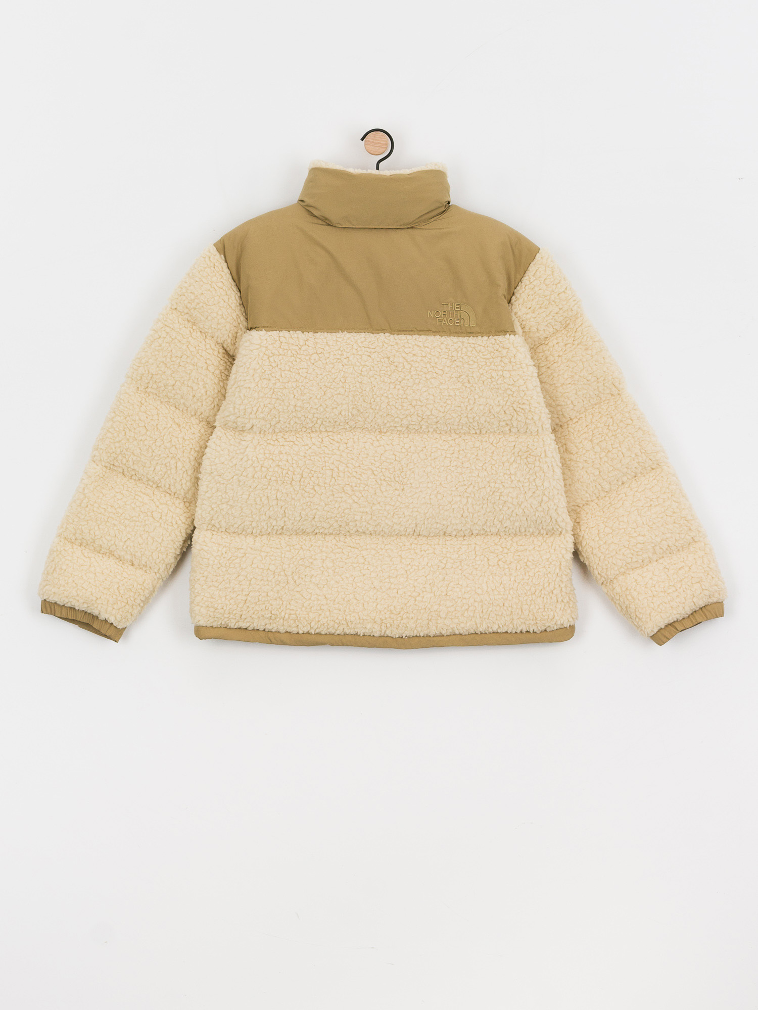 Bunda The North Face Sherpa Nuptse (bleached sand/kelp tan)