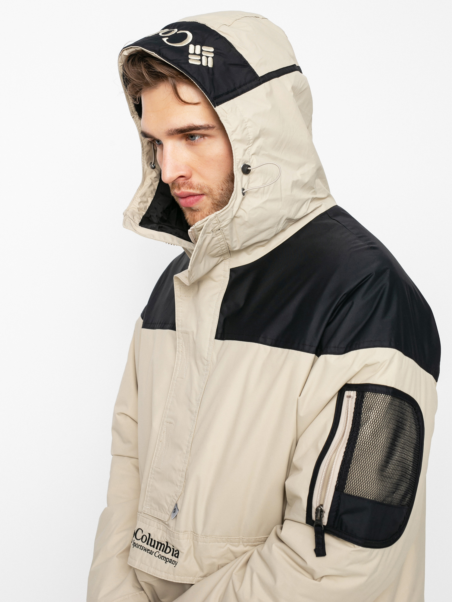 Bunda Columbia Challenger Pullover (ancient fossil/black)