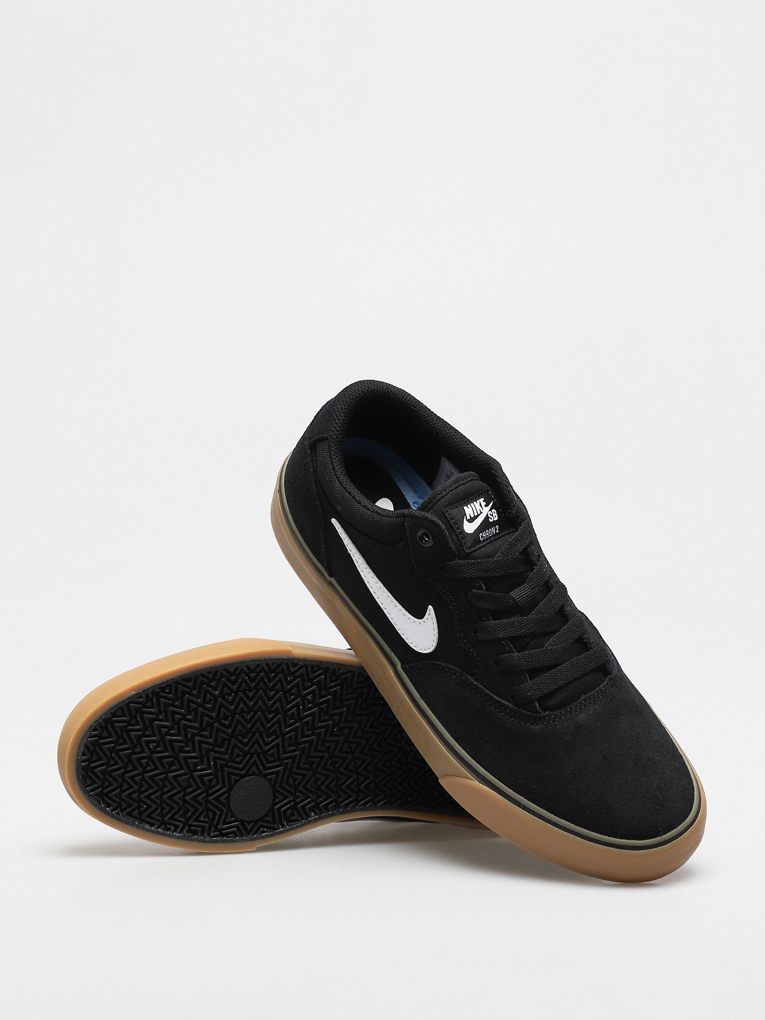 Boty Nike SB Chron 2 (black/white black gum light brown)