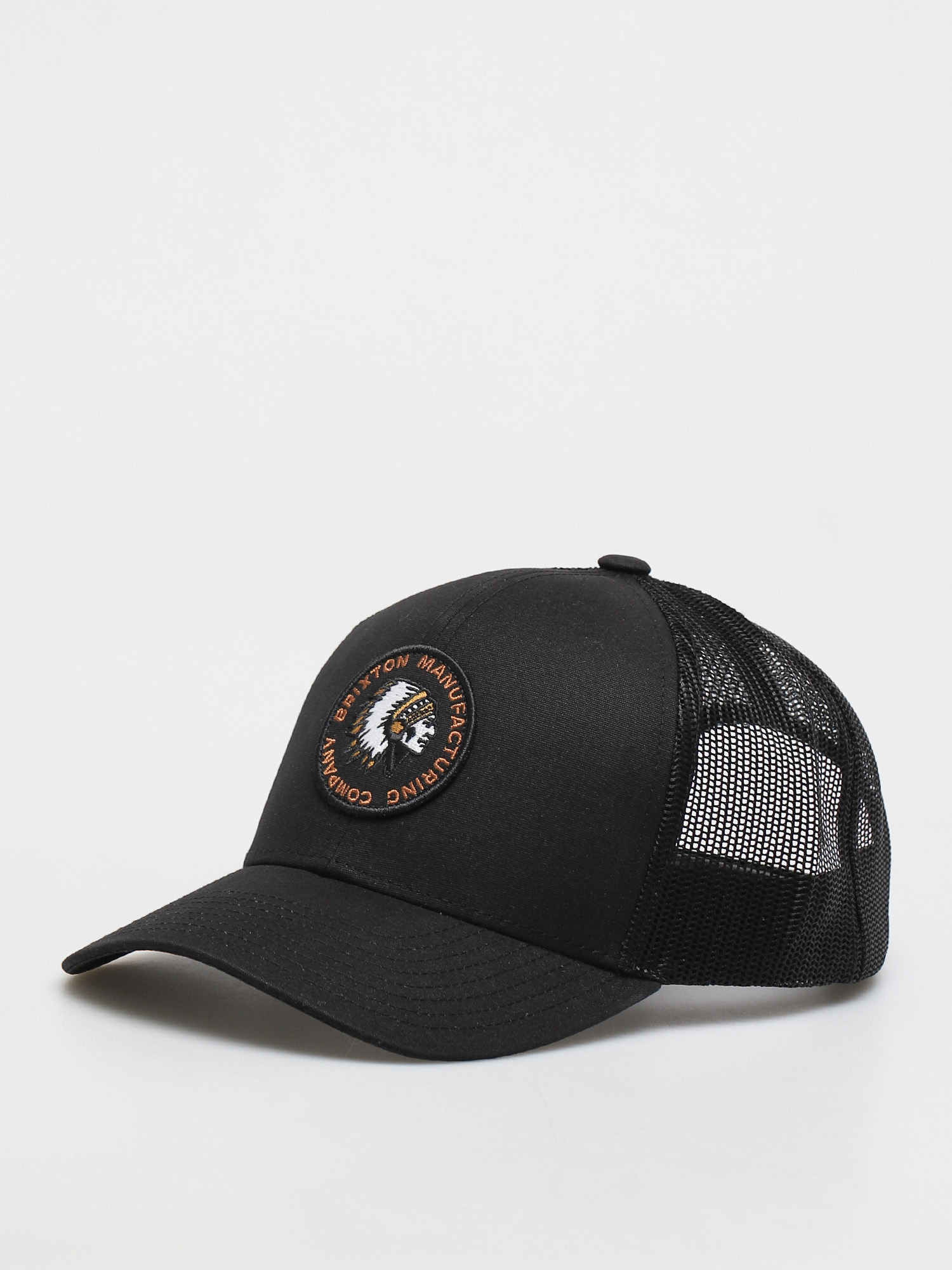Kšiltovka  Brixton Rival Stamp X Mp Mesh Cap (black)