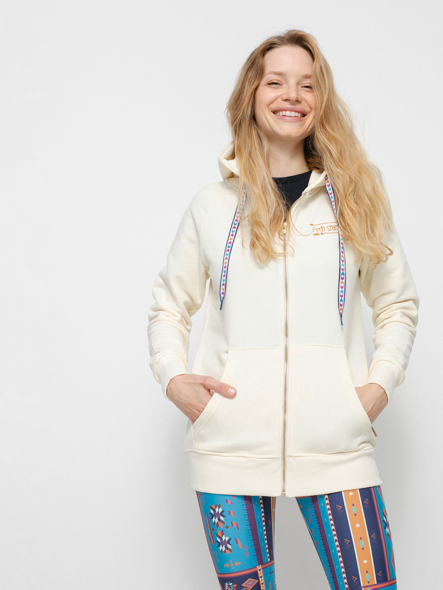 Mikina s kapucí Femi Stories Andel ZHD Wmn (ecr)