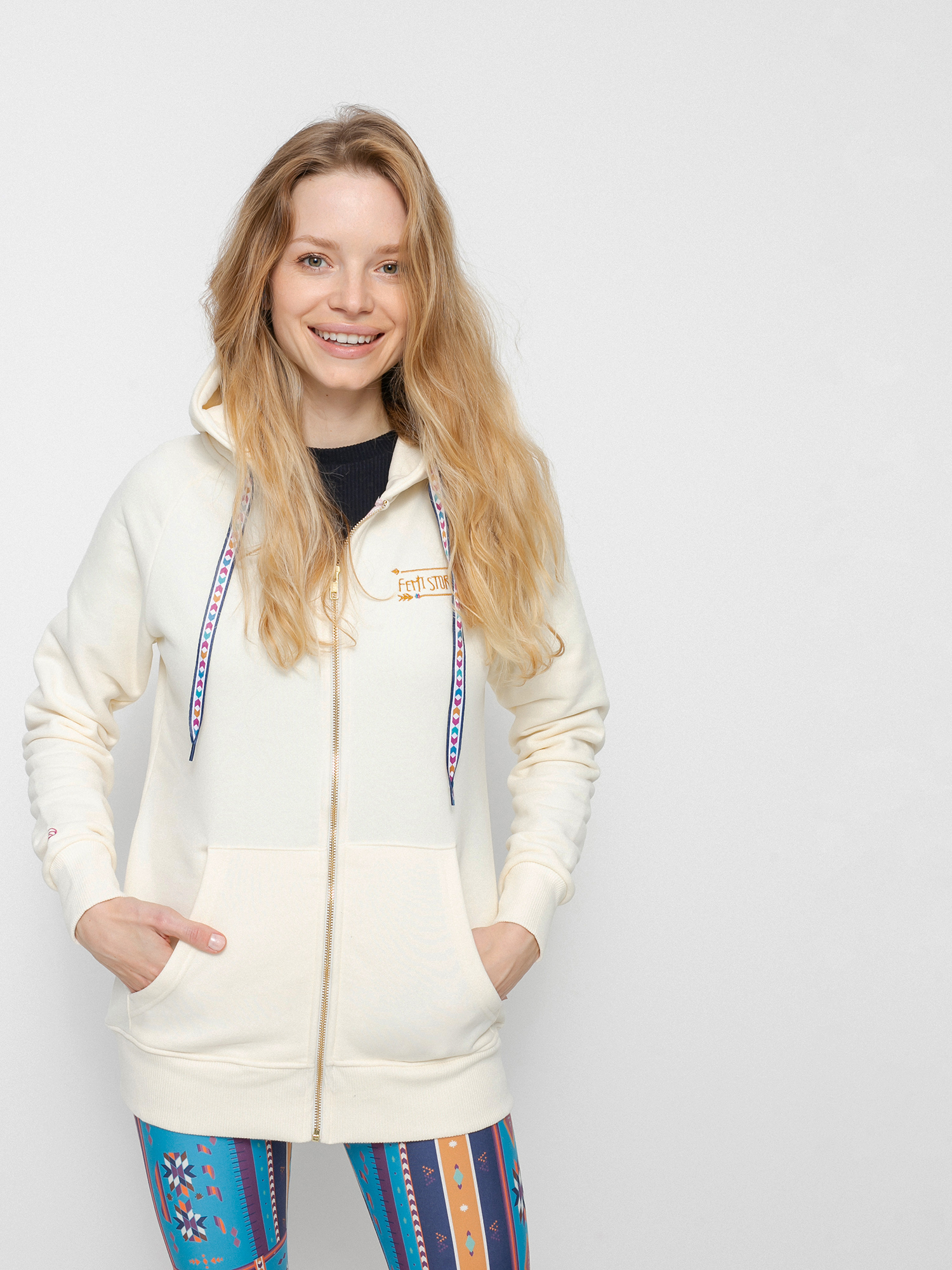 Mikina s kapucí Femi Stories Andel ZHD Wmn (ecr)