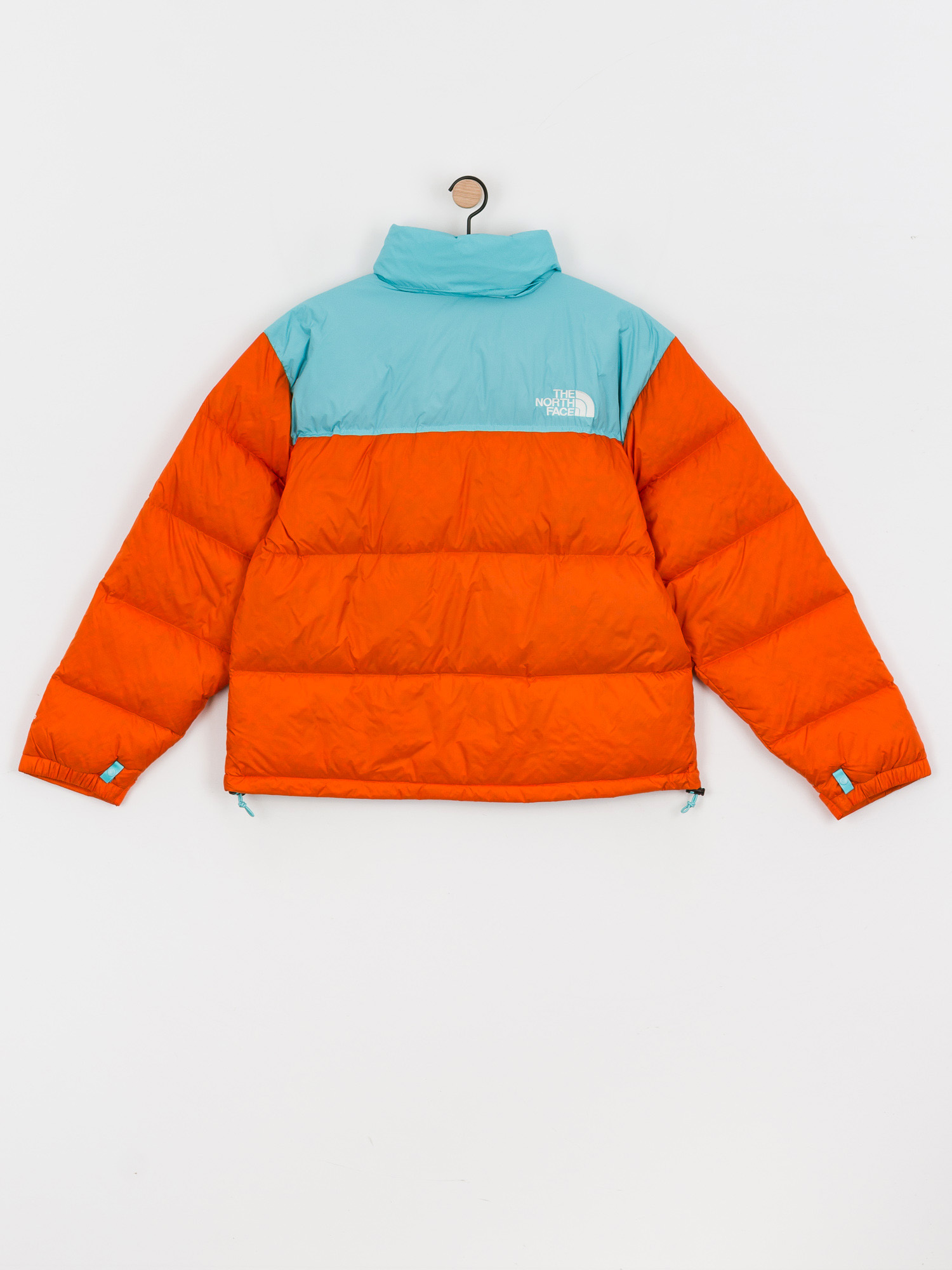 Bunda The North Face 1996 Retro Nuptse (red orange/transantarctic blue)