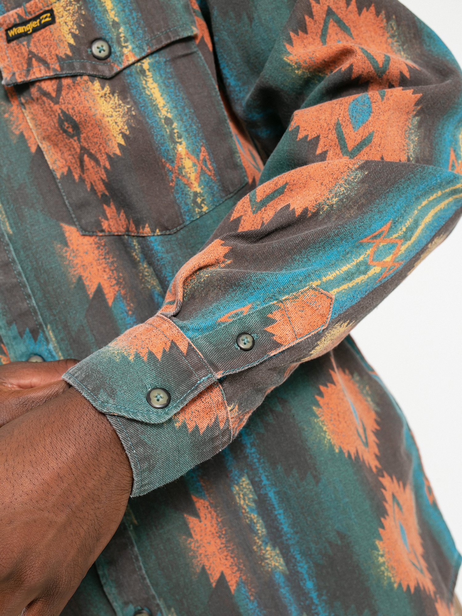 Košile Billabong X Wrangler Westward Twill (coffee)