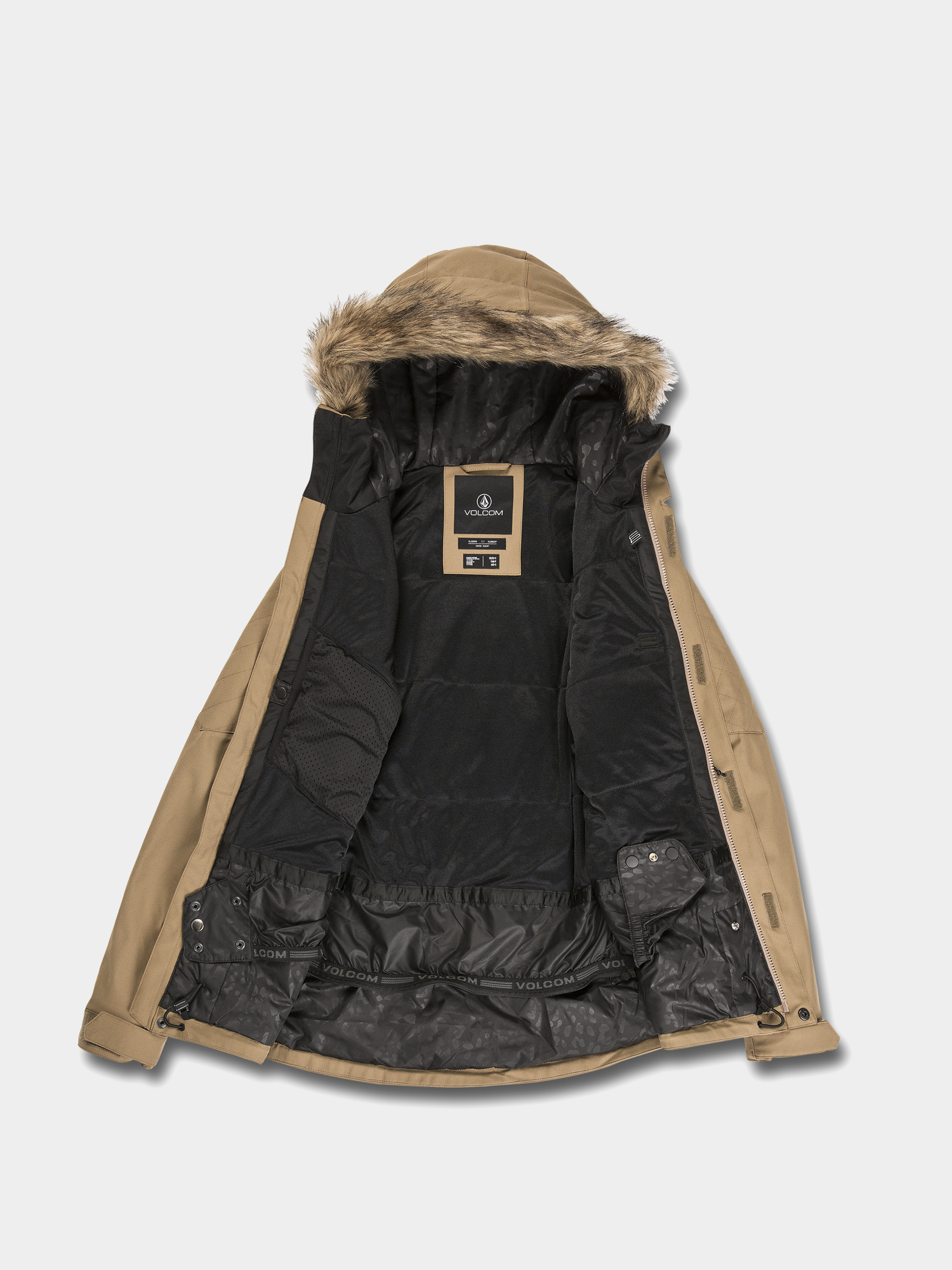 Dámská Snowboardová bunda Volcom Shadow Ins (coffee)