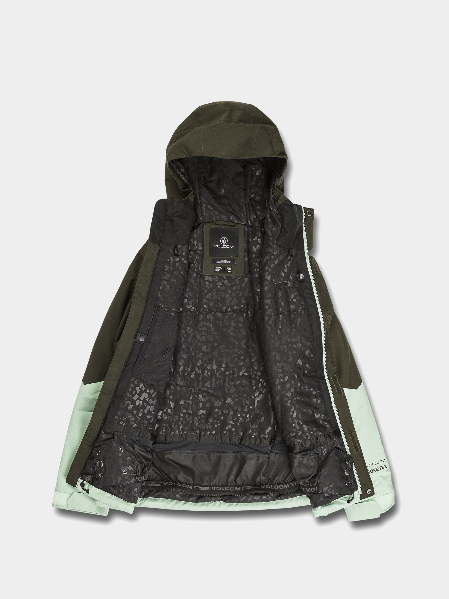 Dámská Snowboardová bunda Volcom Aris Ins Gore (mint)