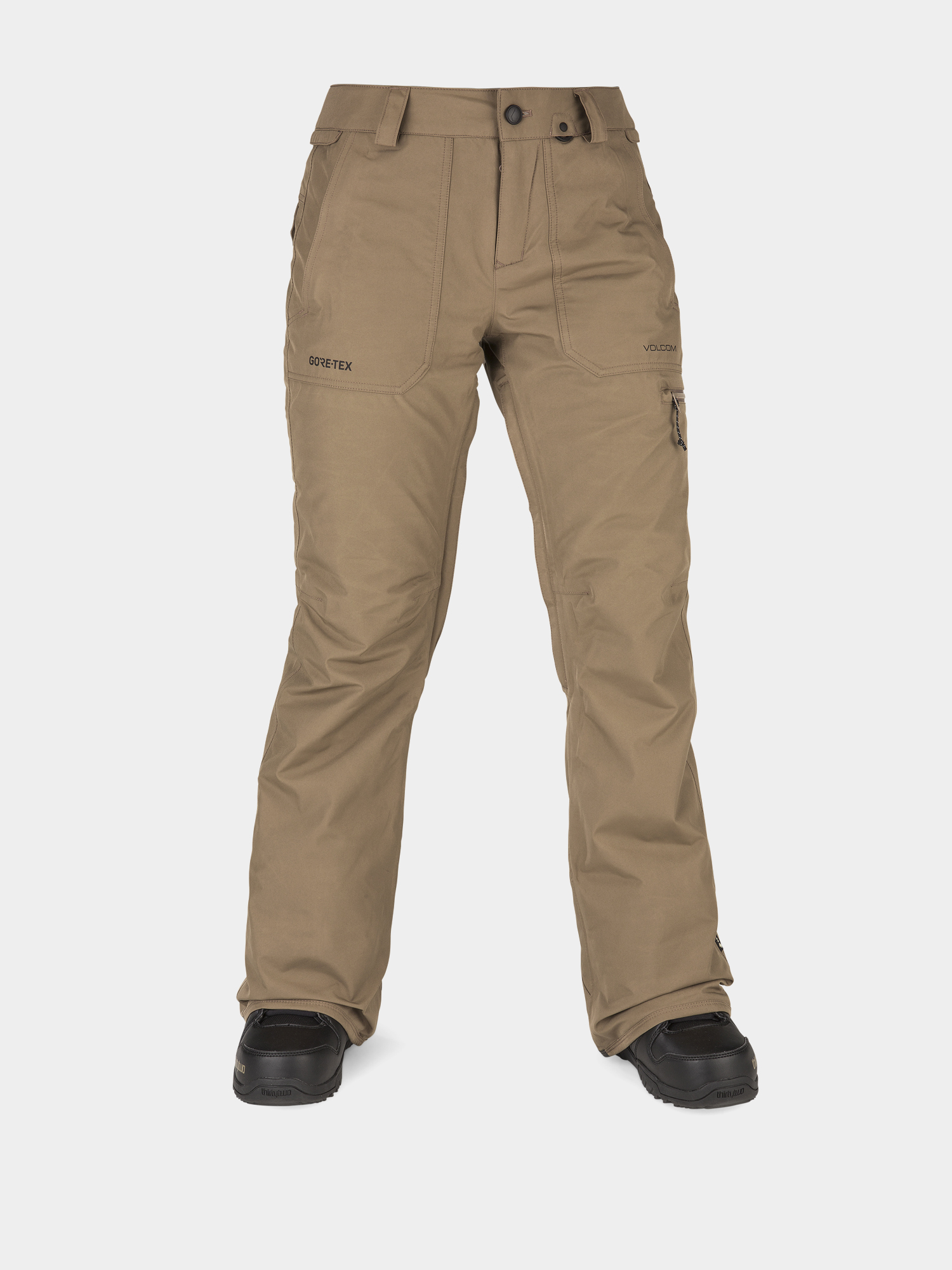Dámské Snowboardové kalhoty  Volcom Knox Ins Gore Tex (coffee)