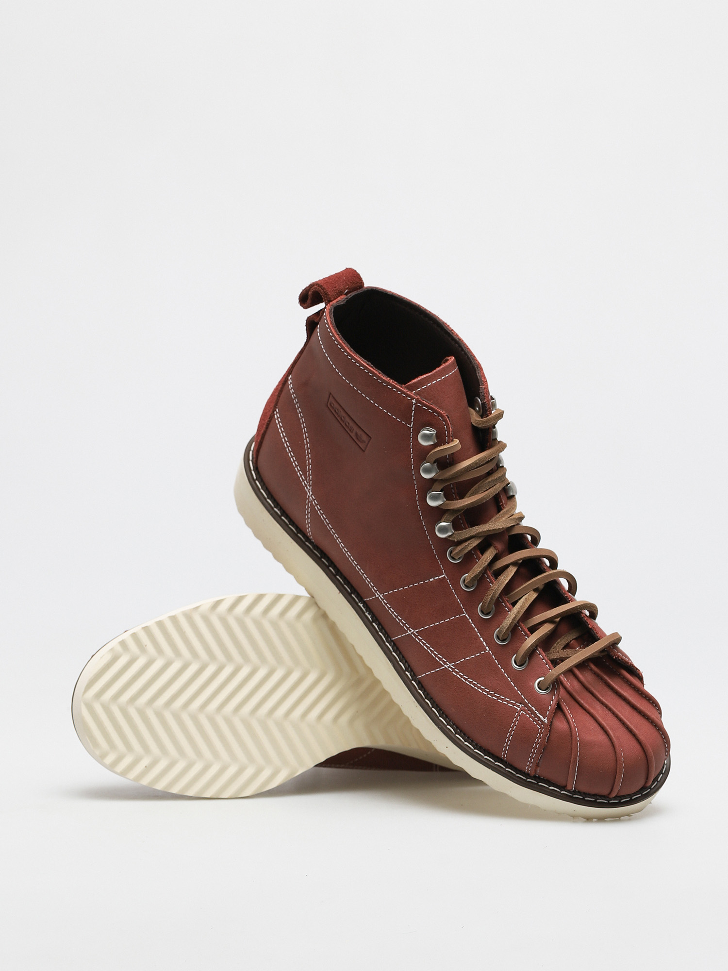 Boty adidas Originals Superstar Boot (wilsep/owhite/brown)
