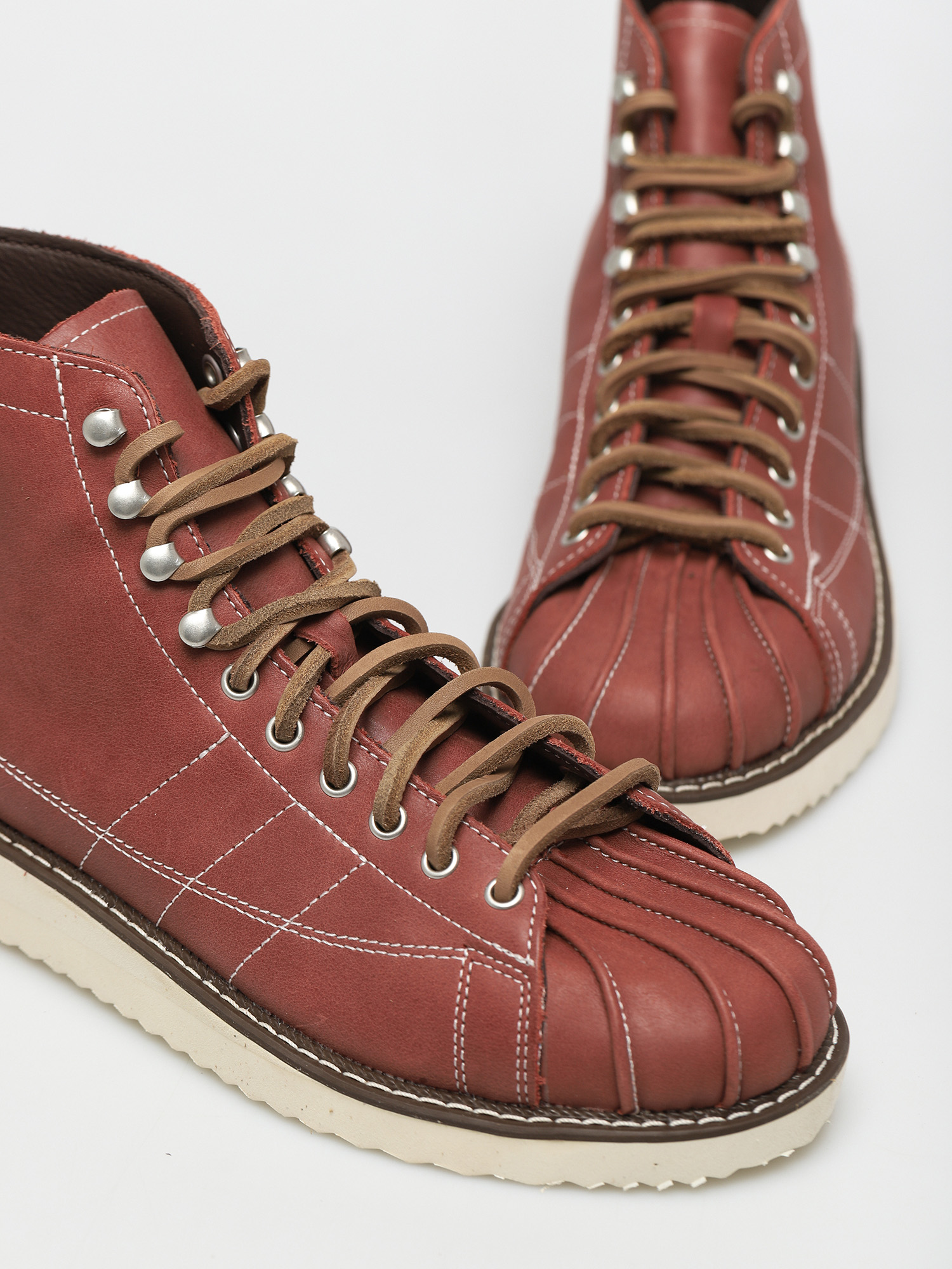 Boty adidas Originals Superstar Boot (wilsep/owhite/brown)