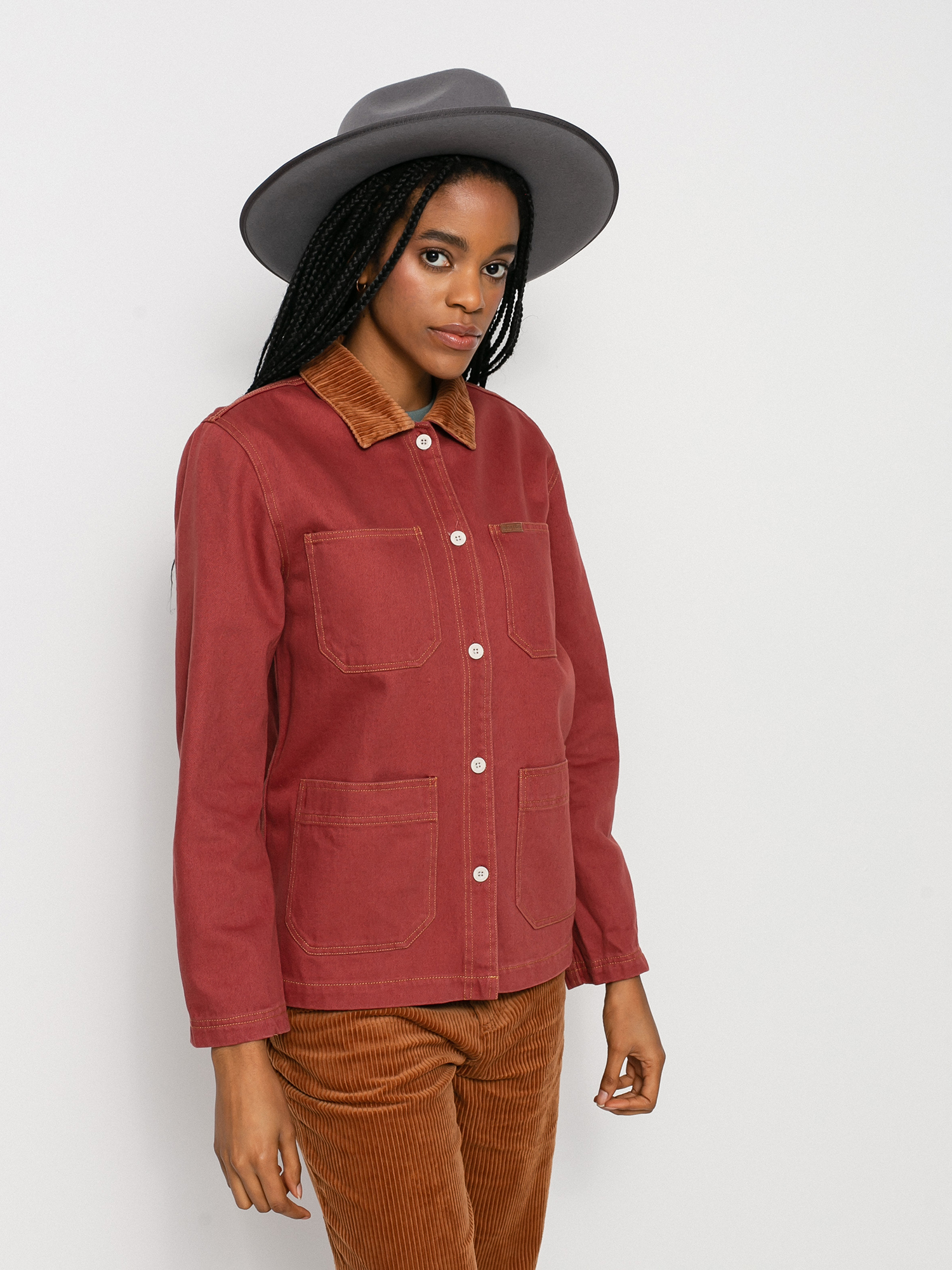 Bunda Brixton Survey Chore Coat Wmn (cowhide/lion)