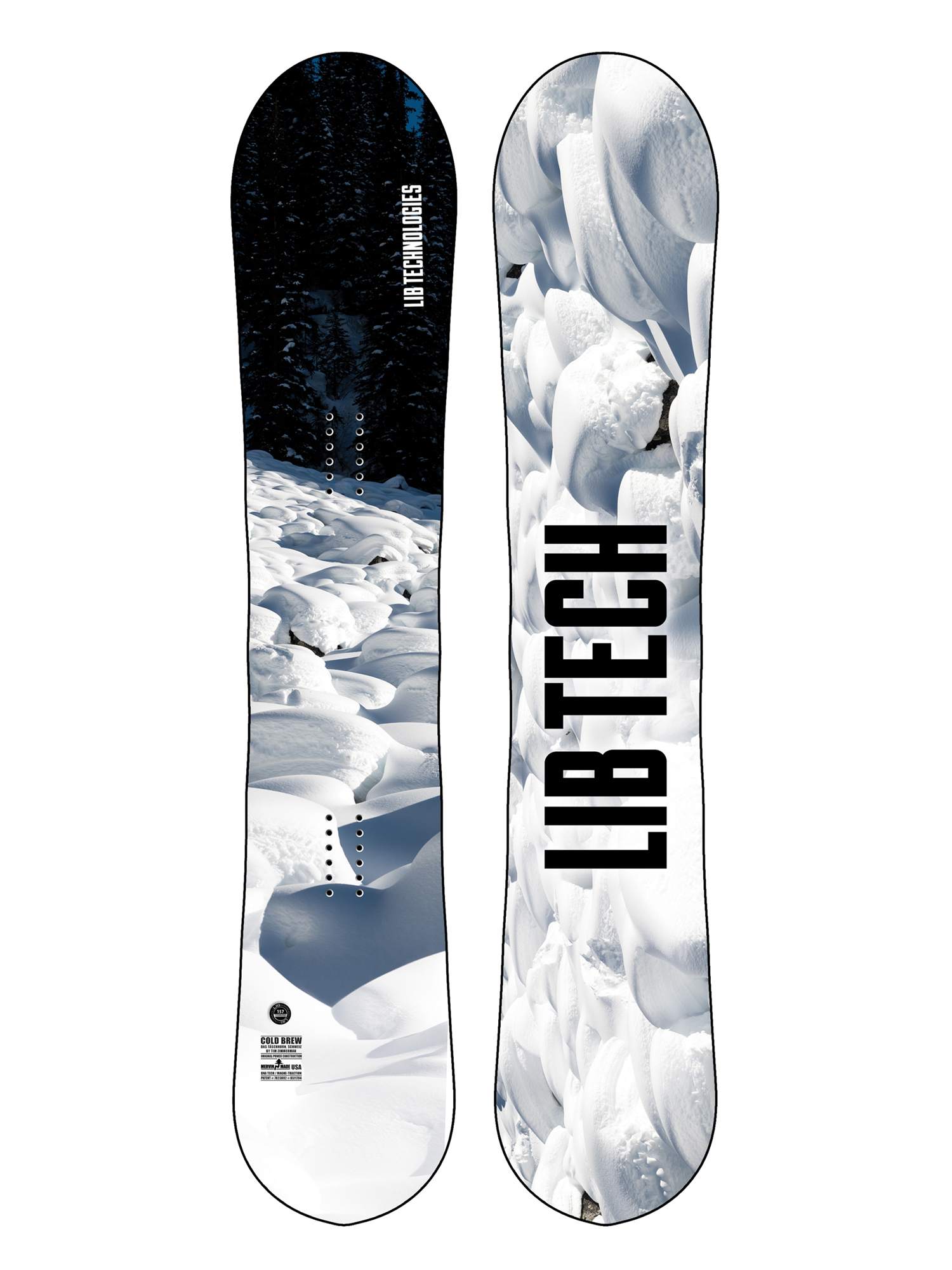 Pánská Snowboard Lib Tech Cold Brew (white/black)