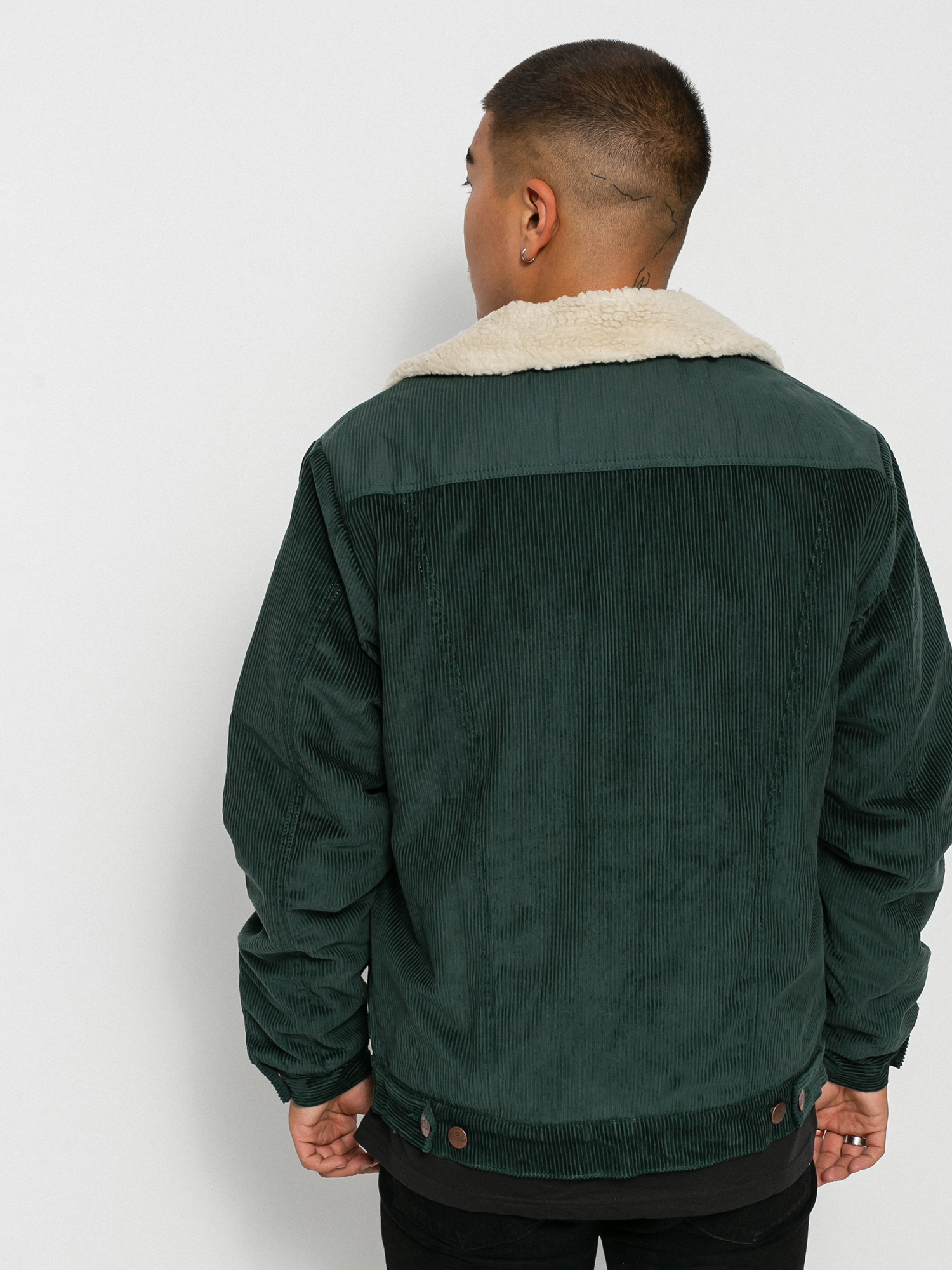 Bunda Billabong X Wrangler Range Cord Sherpa (bottle green)