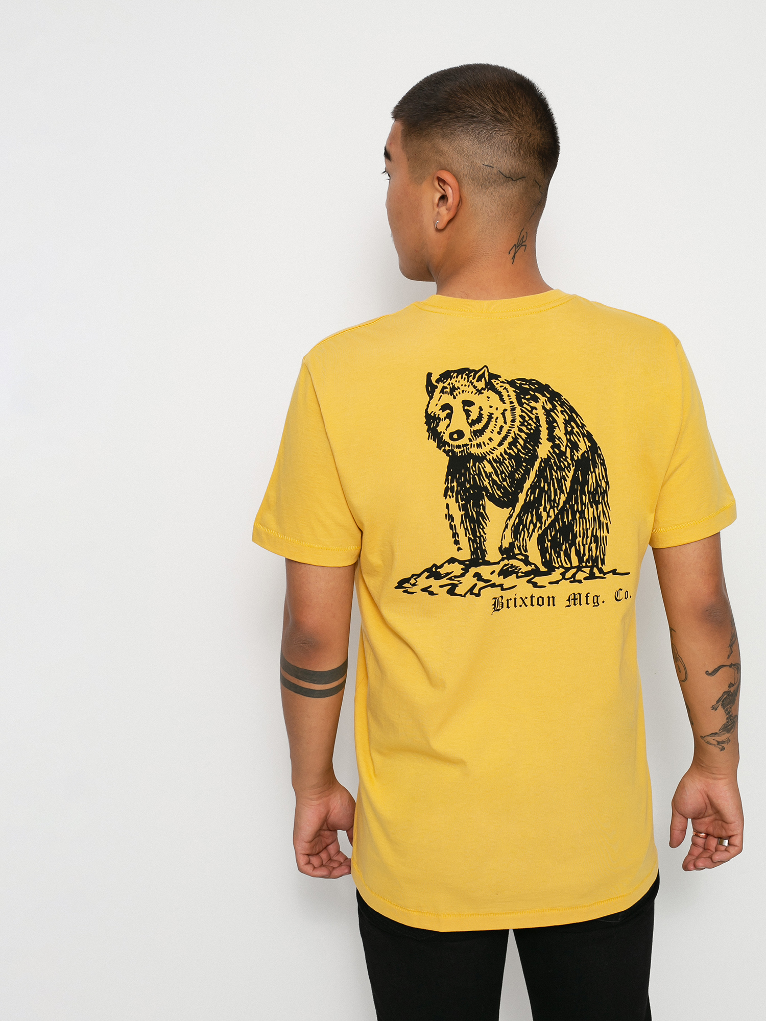 Tričko Brixton Ursus Tlrt (weller yellow)