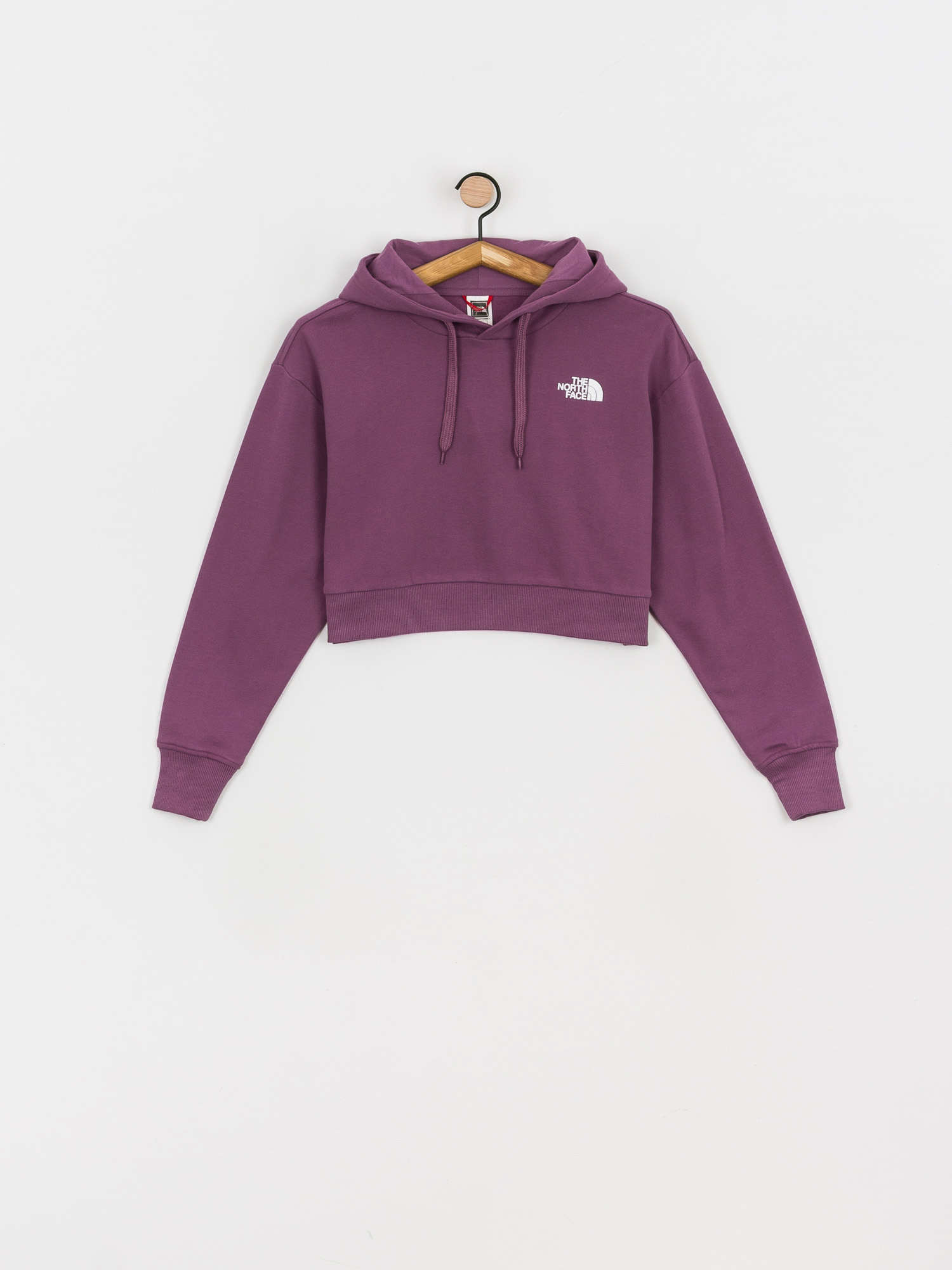 Mikina s kapucí The North Face Trend Crop HD Wmn (pikes purple)