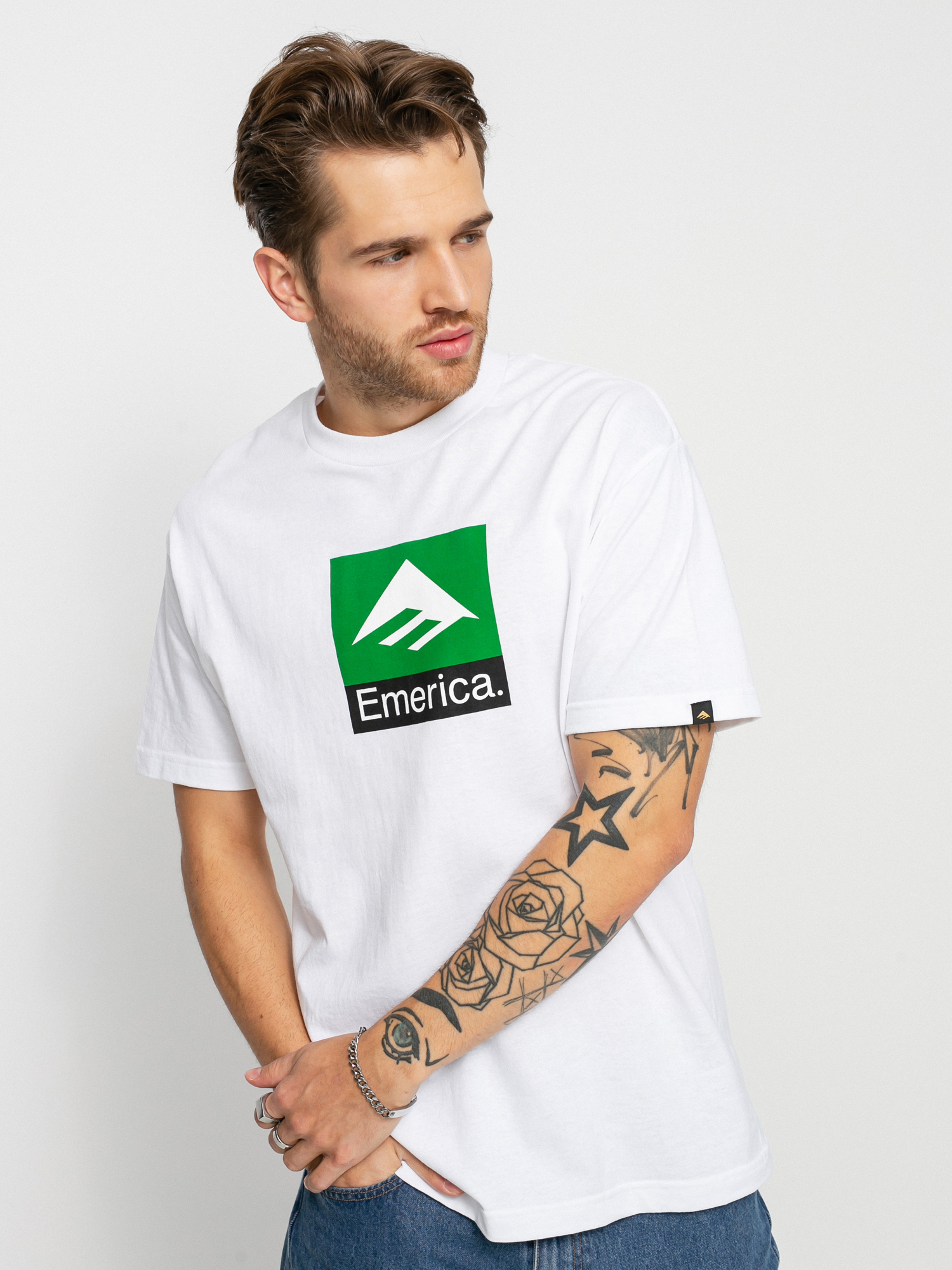 Tričko Emerica Classic Combo (white)