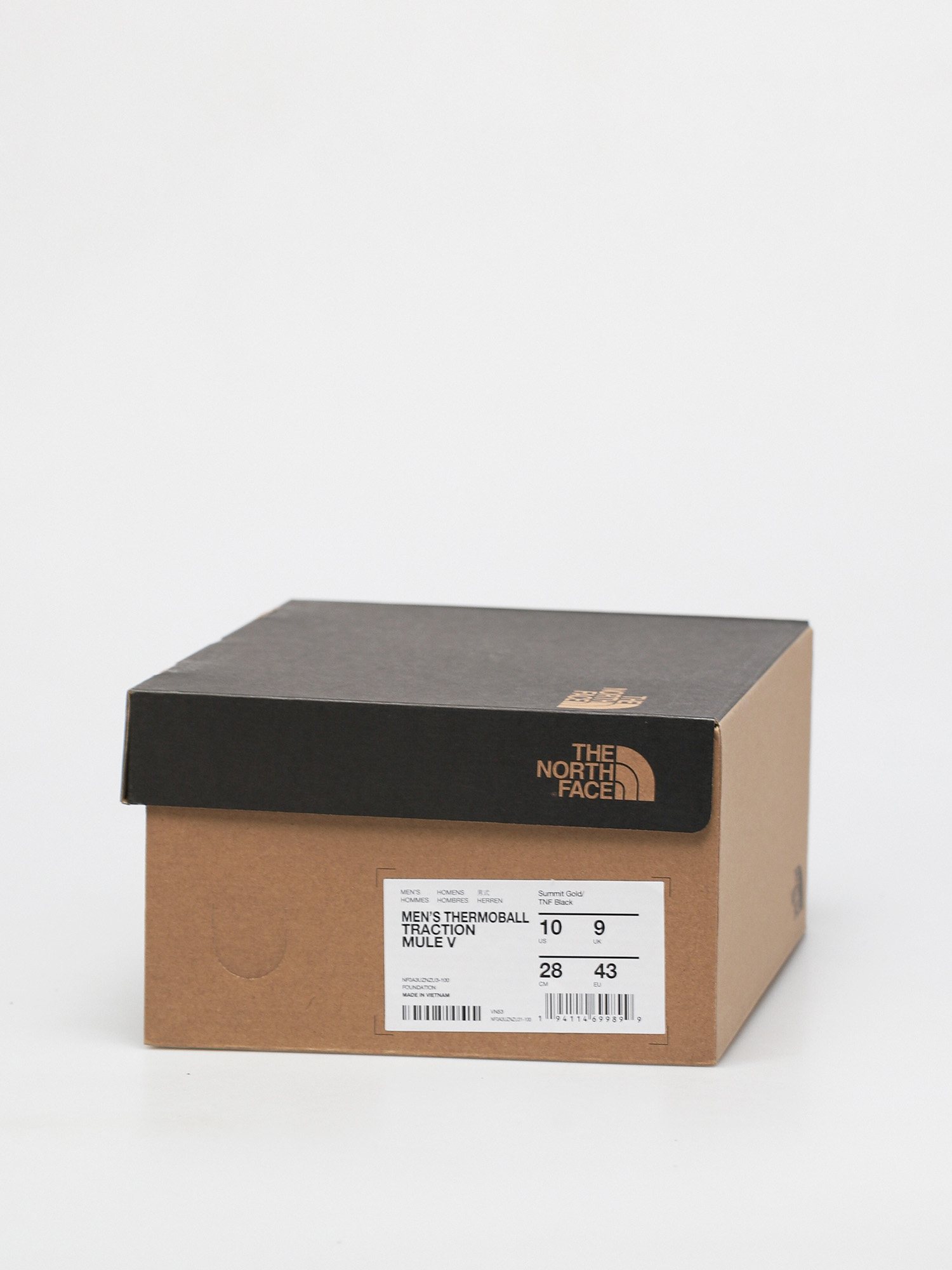 Boty The North Face Thermoball Traction Mule V (summit gold/tnf black)
