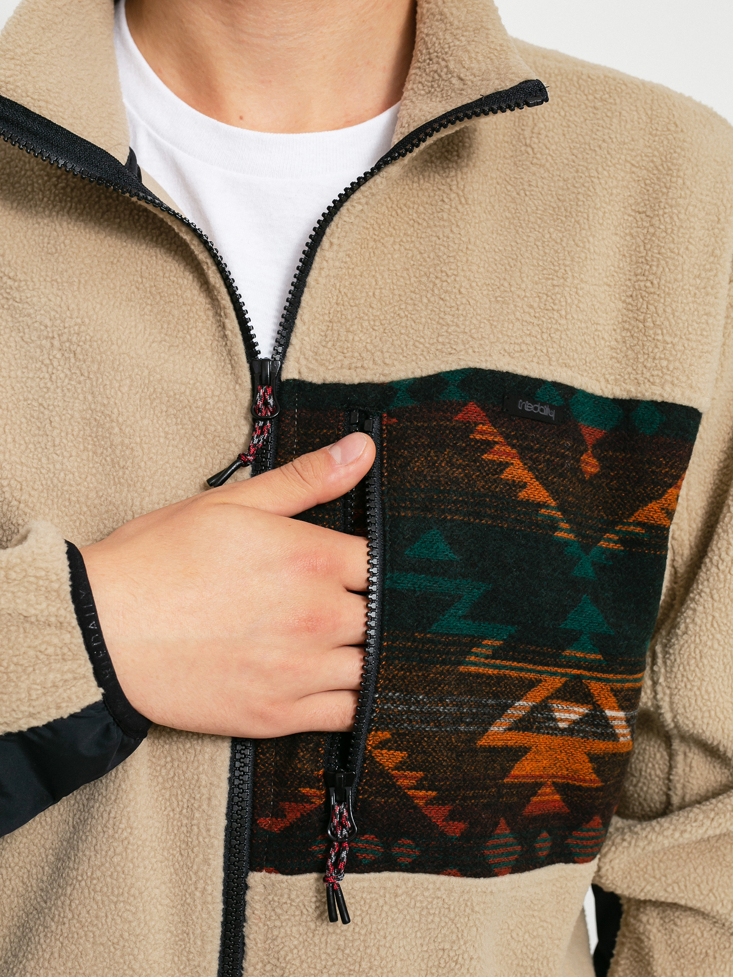 Pánský Bunda Iriedaily Wonderer Track (khaki)