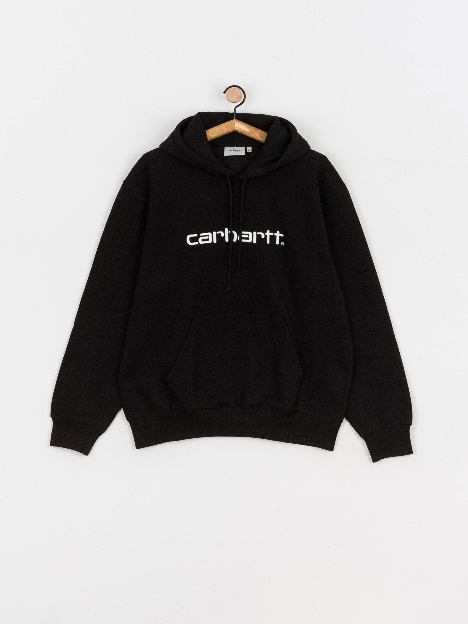 Mikina s kapucí Carhartt WIP Carhartt HD (black/white)