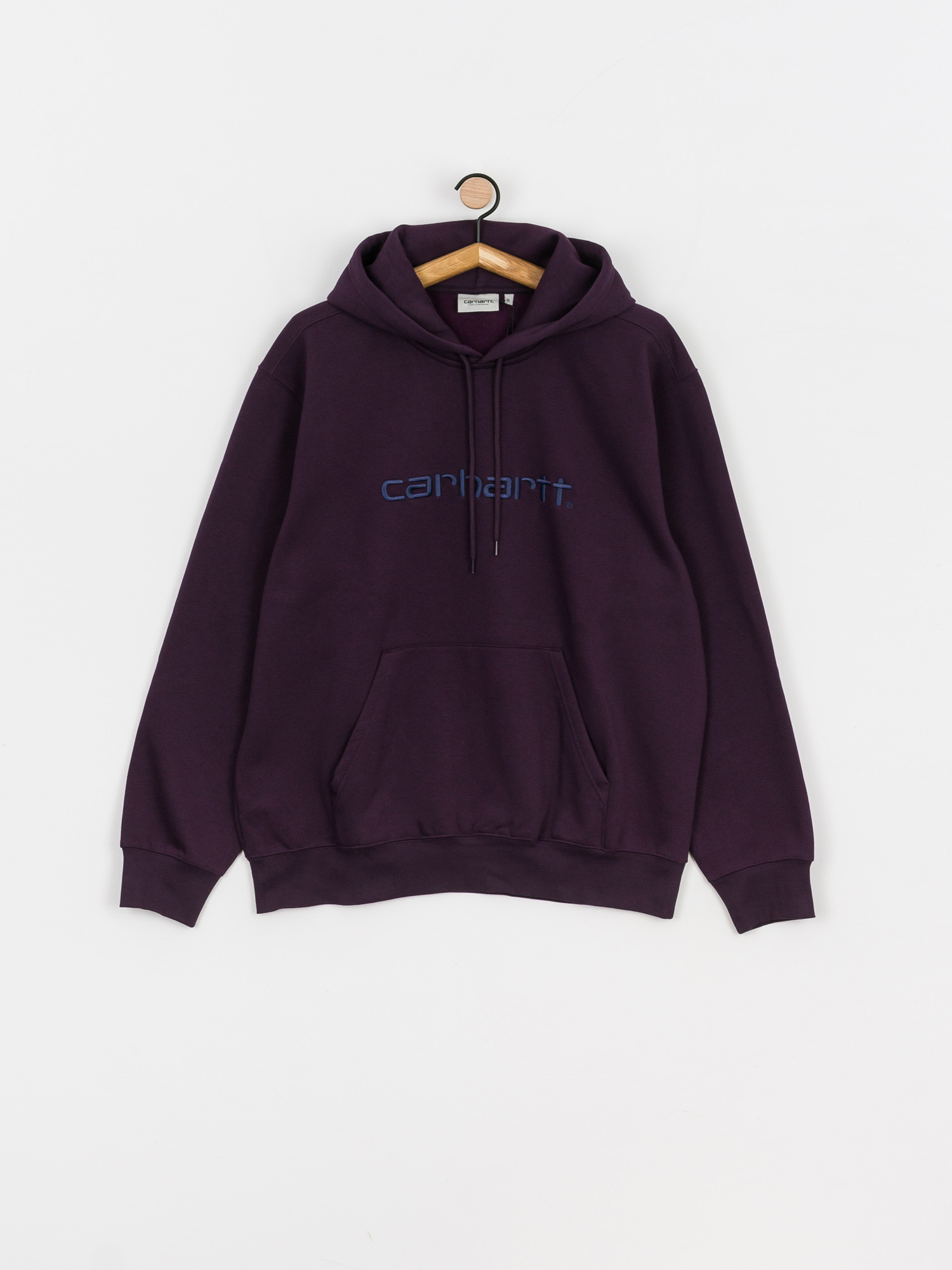 Mikina s kapucí Carhartt WIP Carhartt HD (dark iris/cold viola)