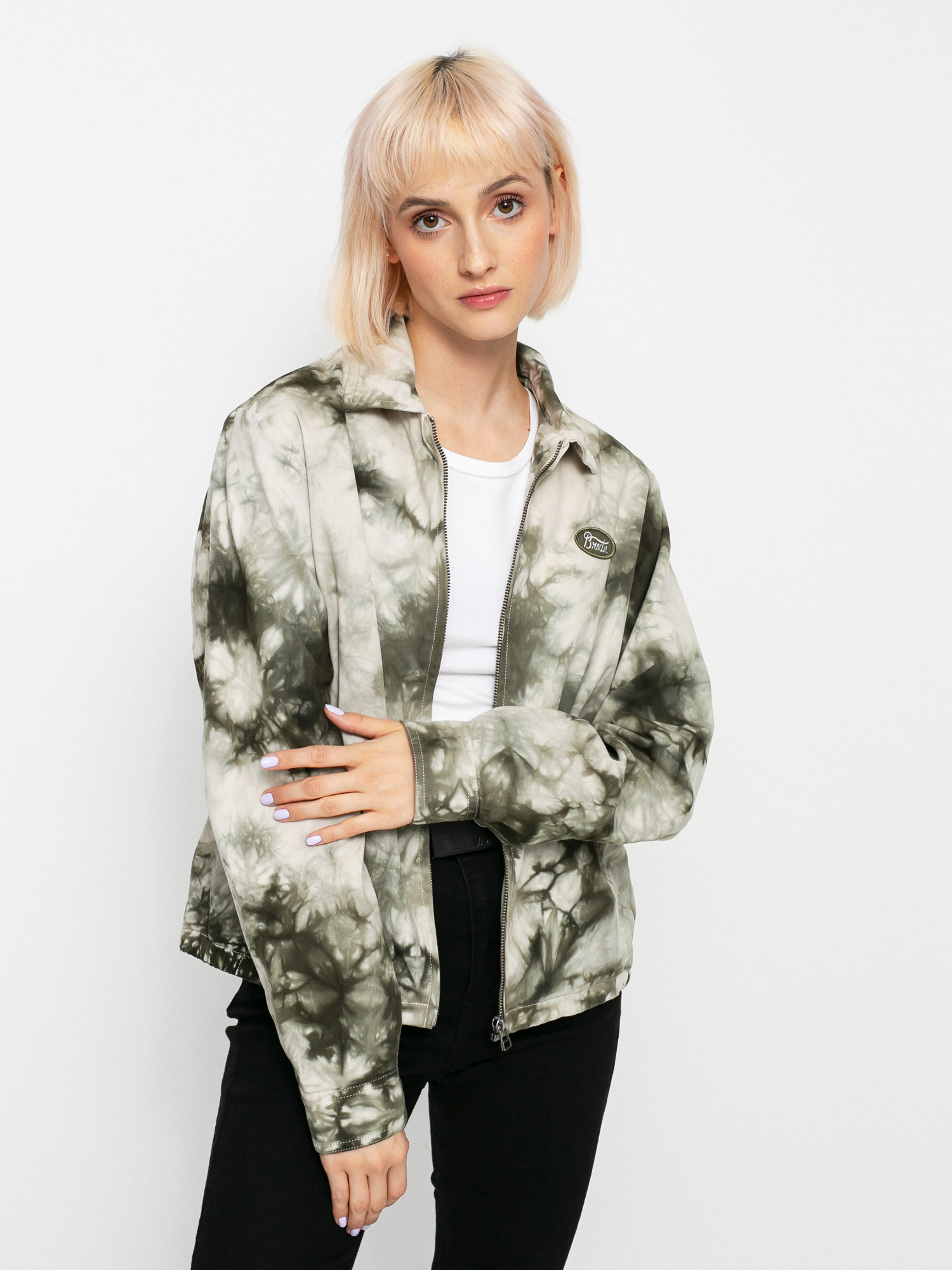 Bunda Brixton Utopia Wmn (beige/military olive)