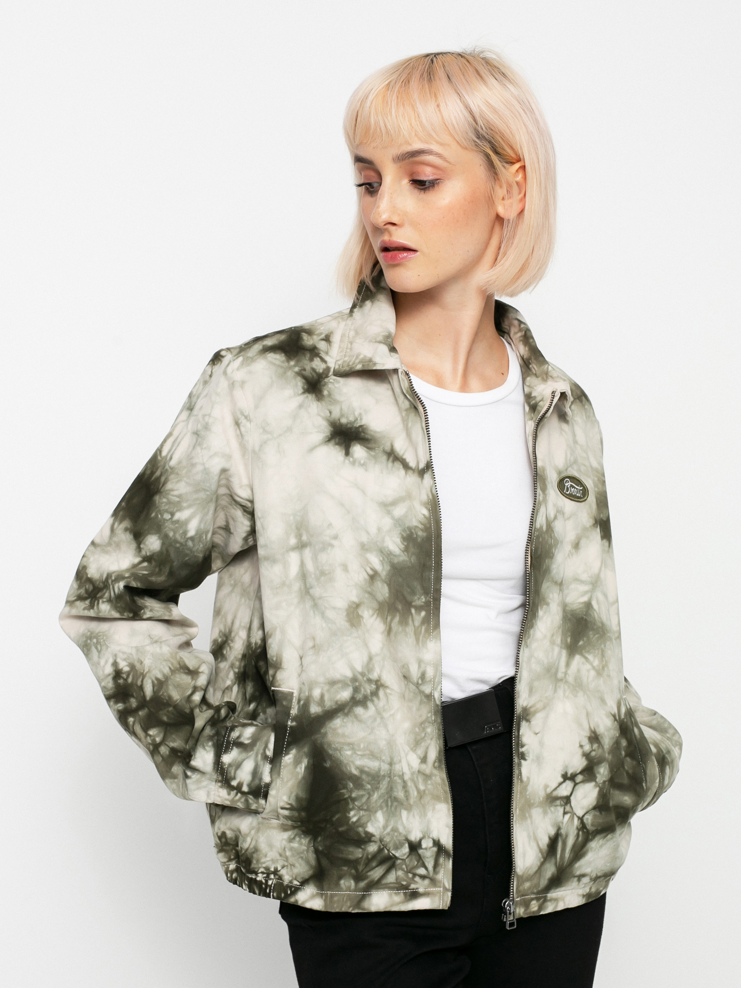 Bunda Brixton Utopia Wmn (beige/military olive)